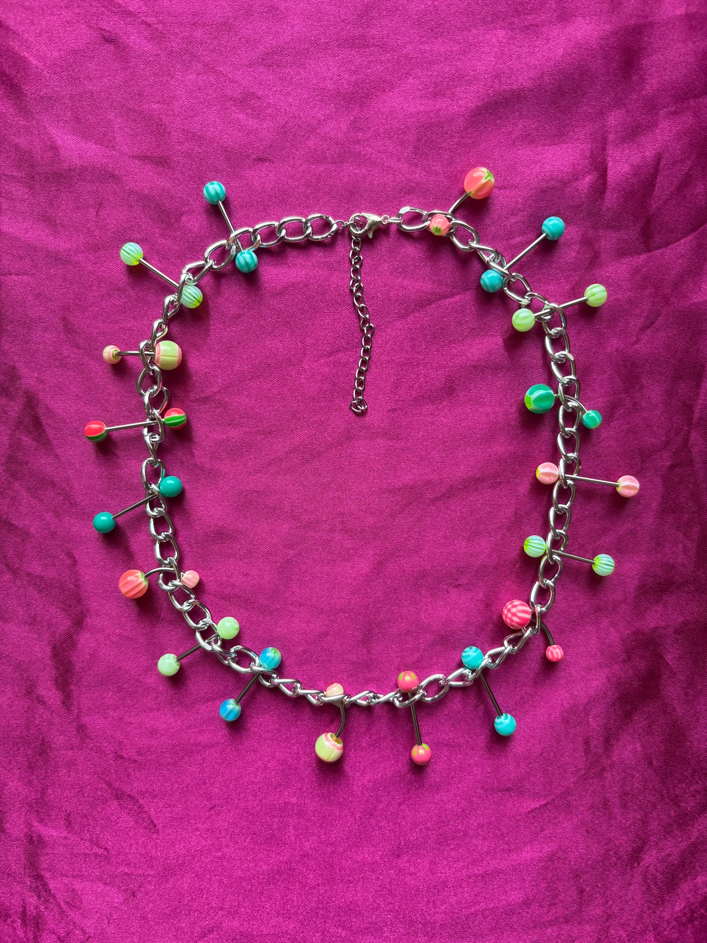 Neon Demon Piercing Necklace