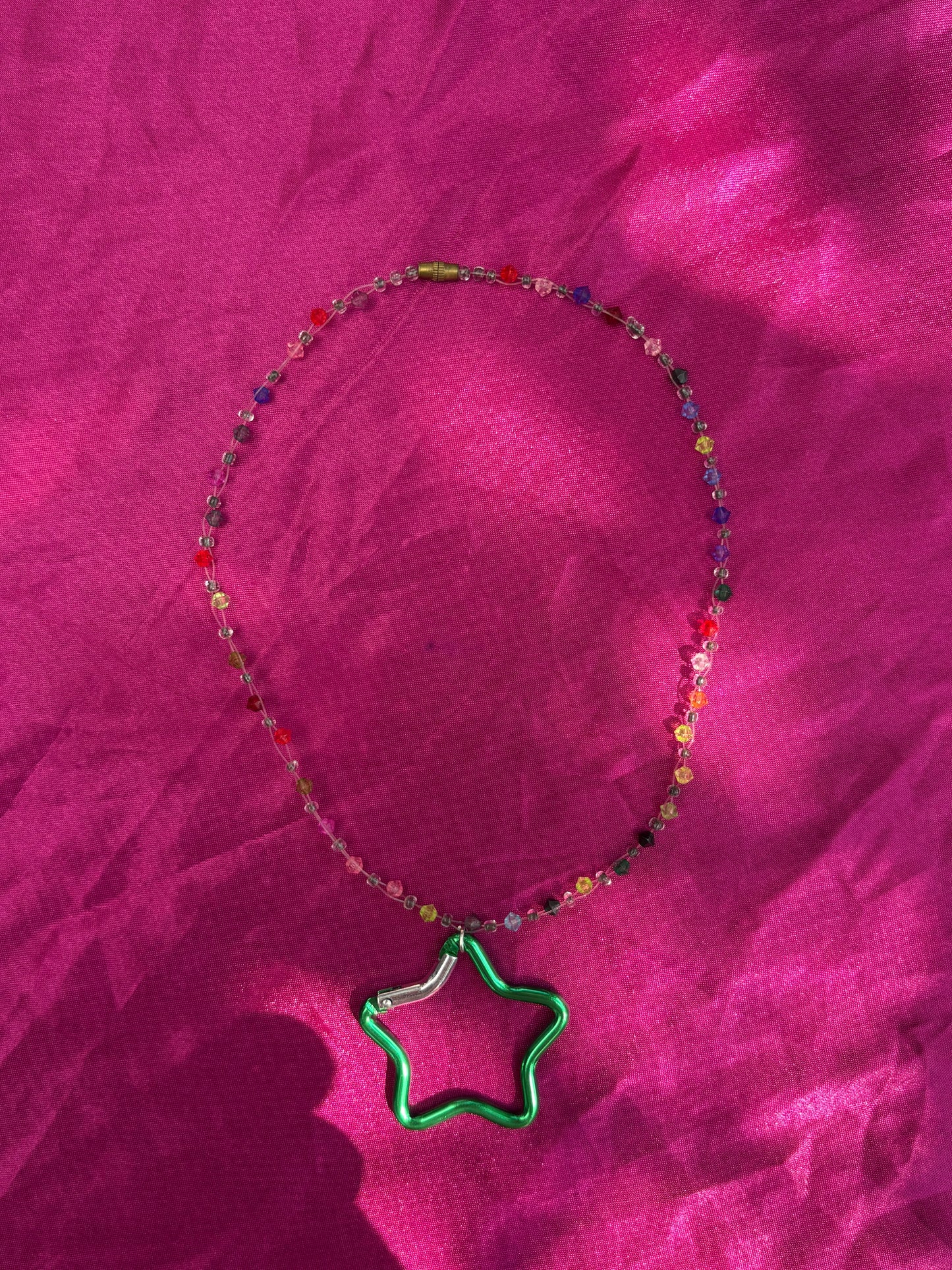 Lucky Charm Carabiner Necklace