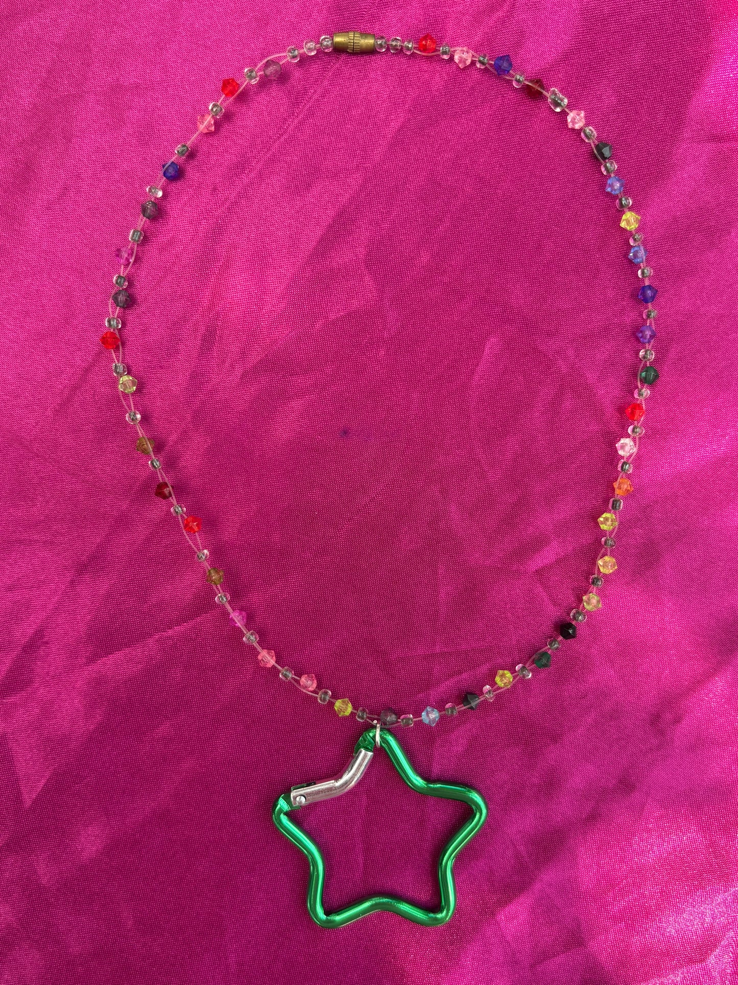 Lucky Charm Carabiner Necklace