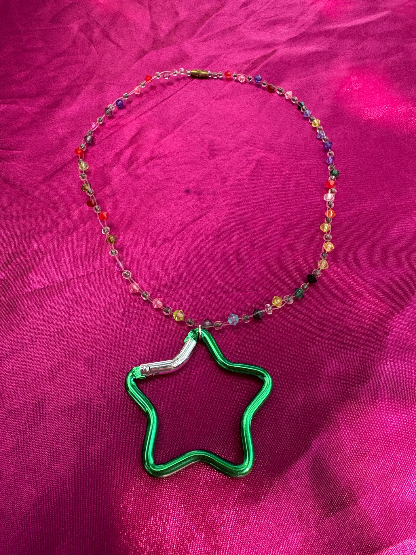 Lucky Charm Carabiner Necklace