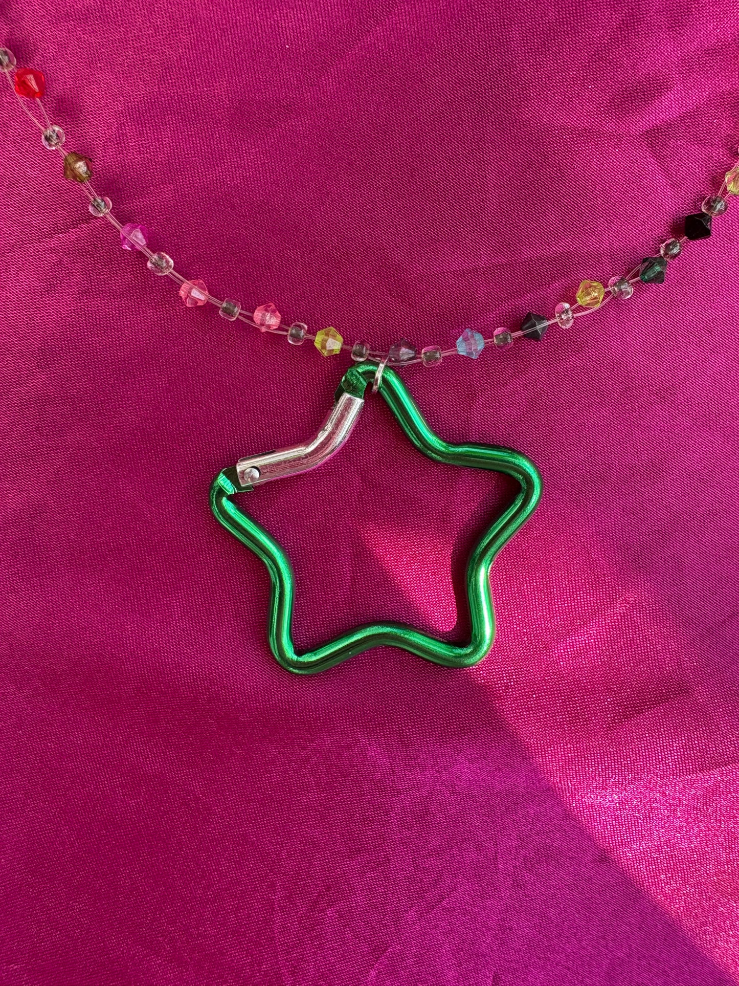 Lucky Charm Carabiner Necklace