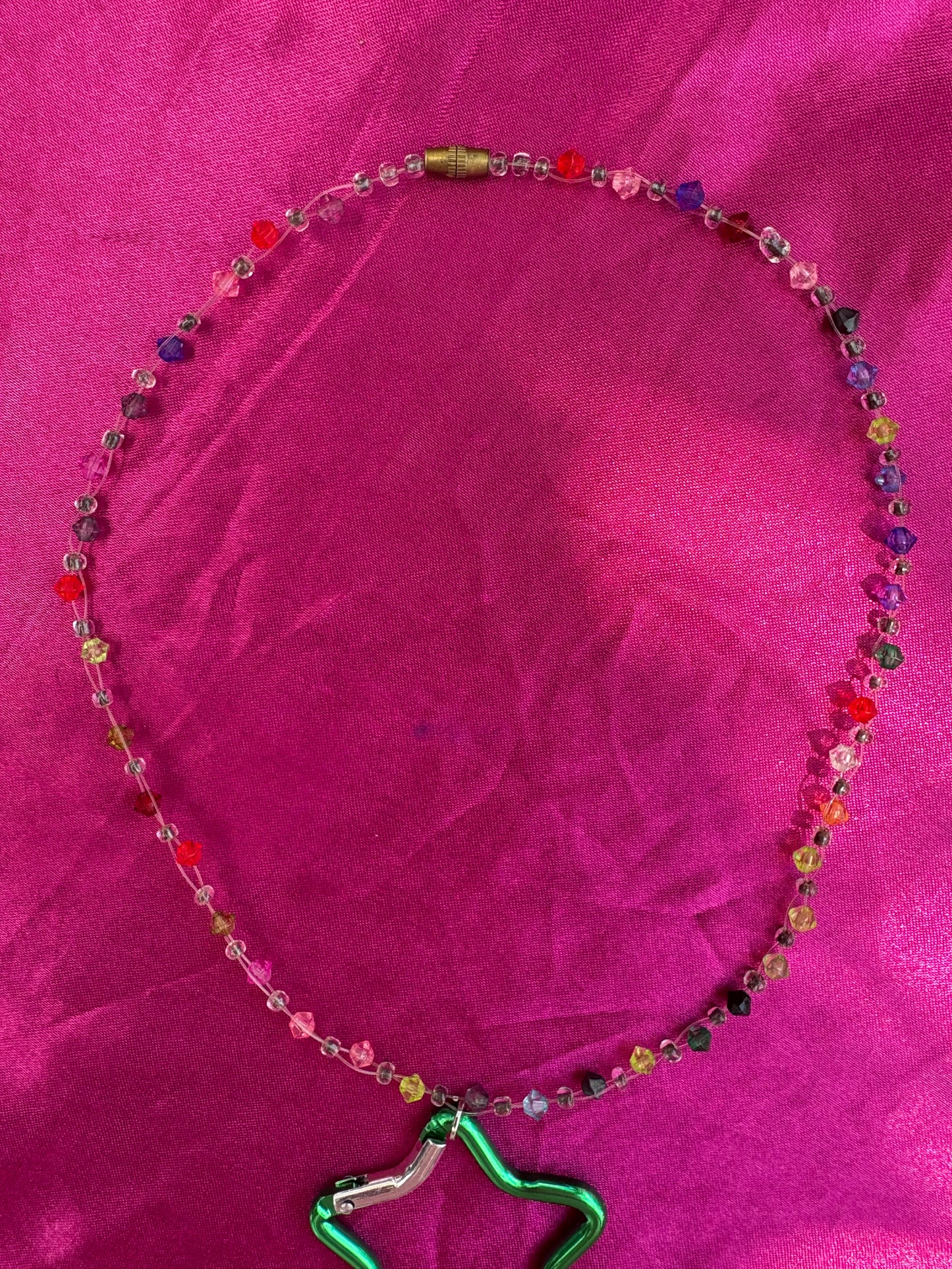 Lucky Charm Carabiner Necklace