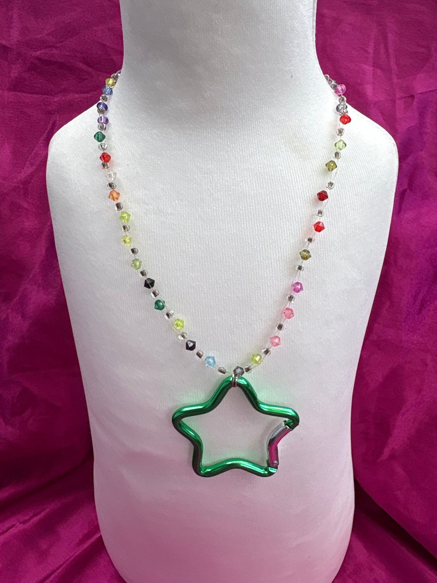 Lucky Charm Carabiner Necklace