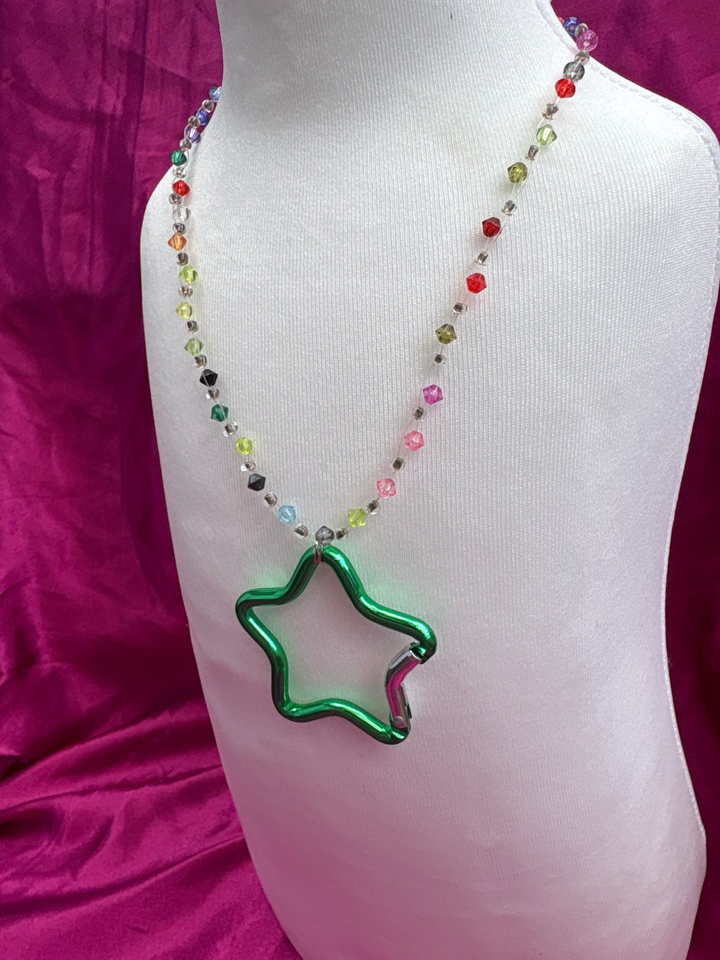 Lucky Charm Carabiner Necklace