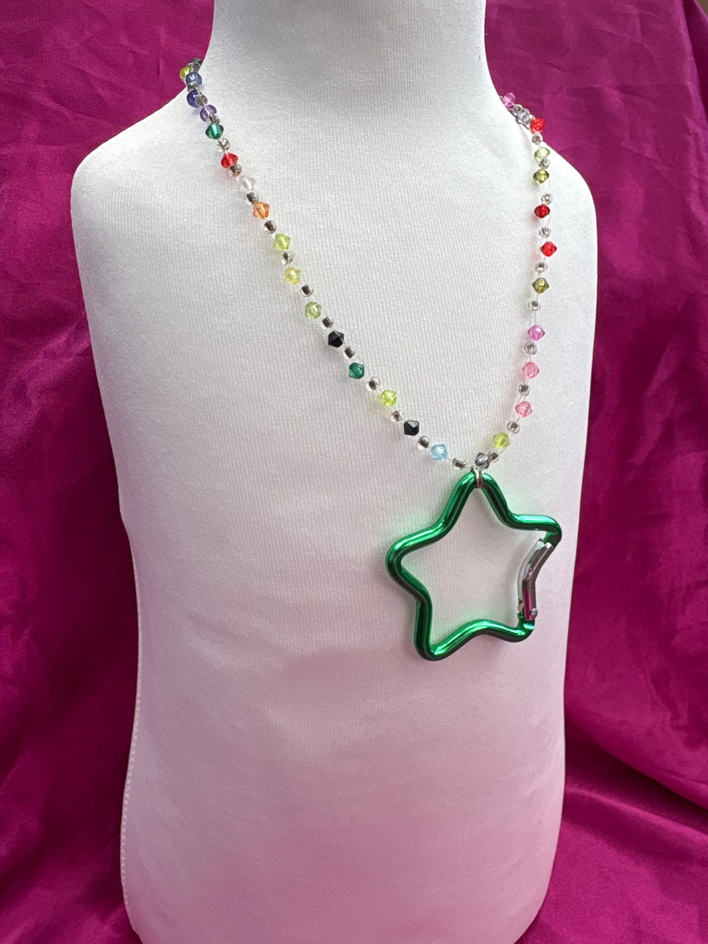 Lucky Charm Carabiner Necklace