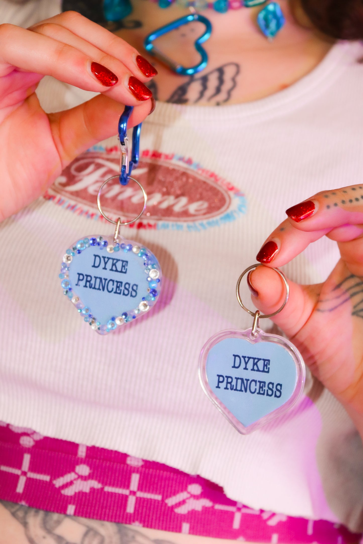 Dyke Princess Keyring