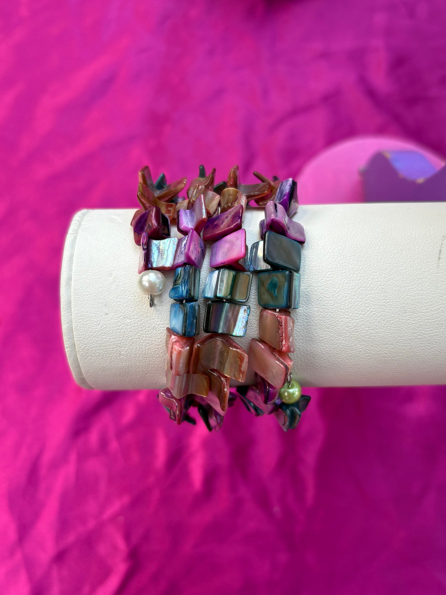 Multicolored mermaid bracelet