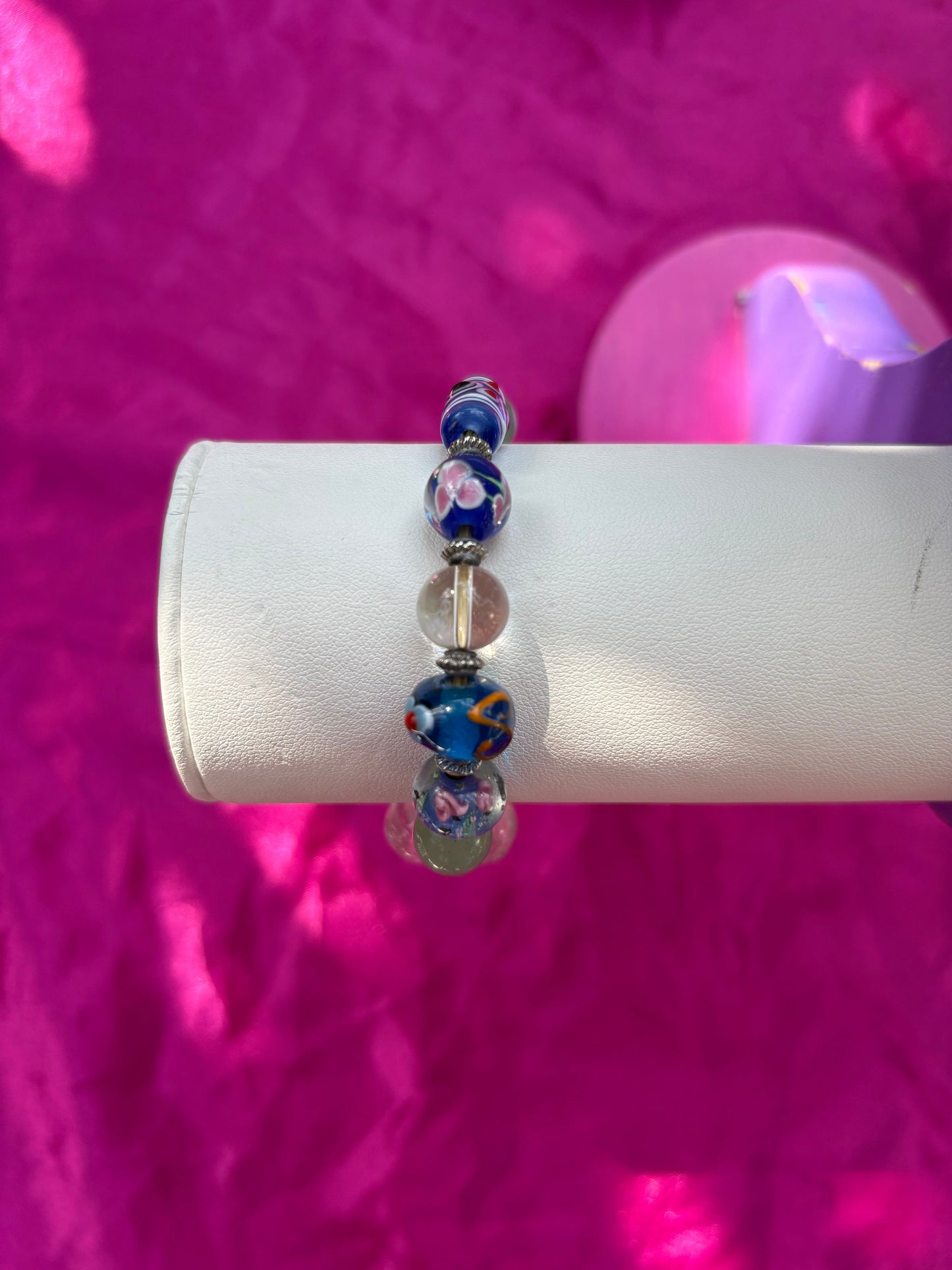 Beaded heart bracelet