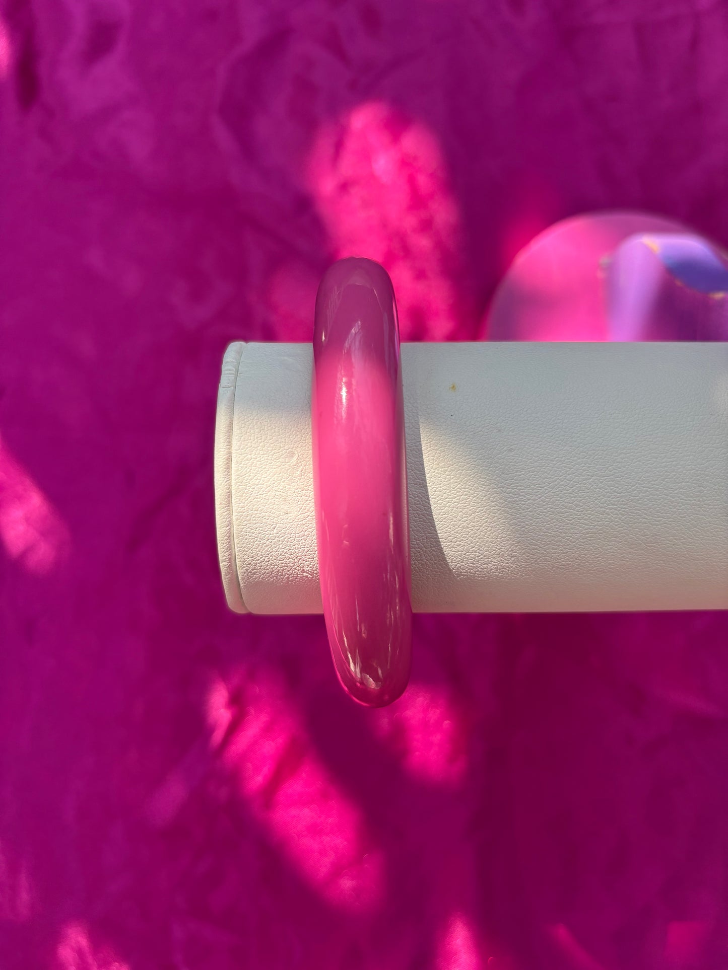 Pink Plastic Bangle