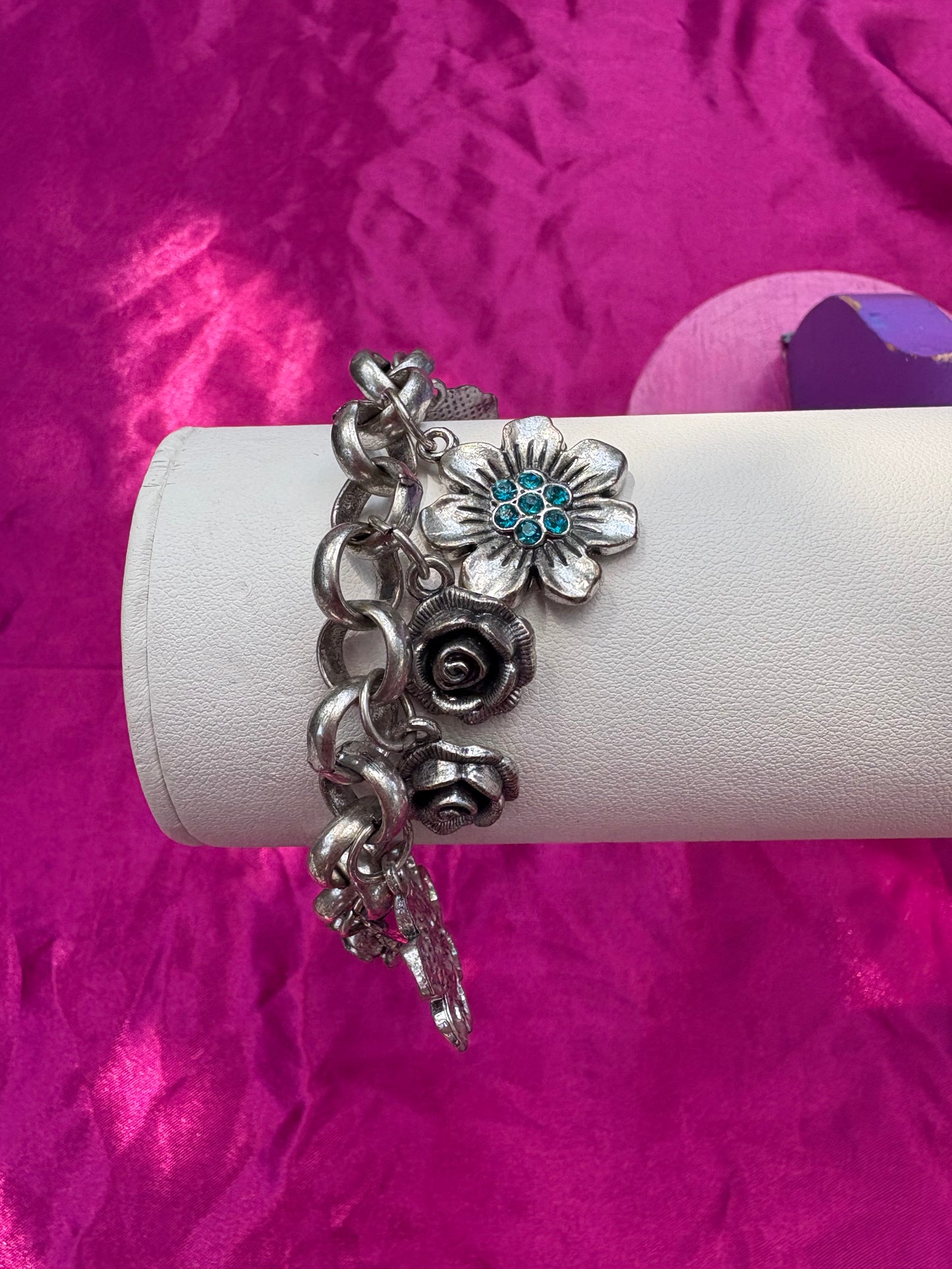 Floral Charm Bracelet