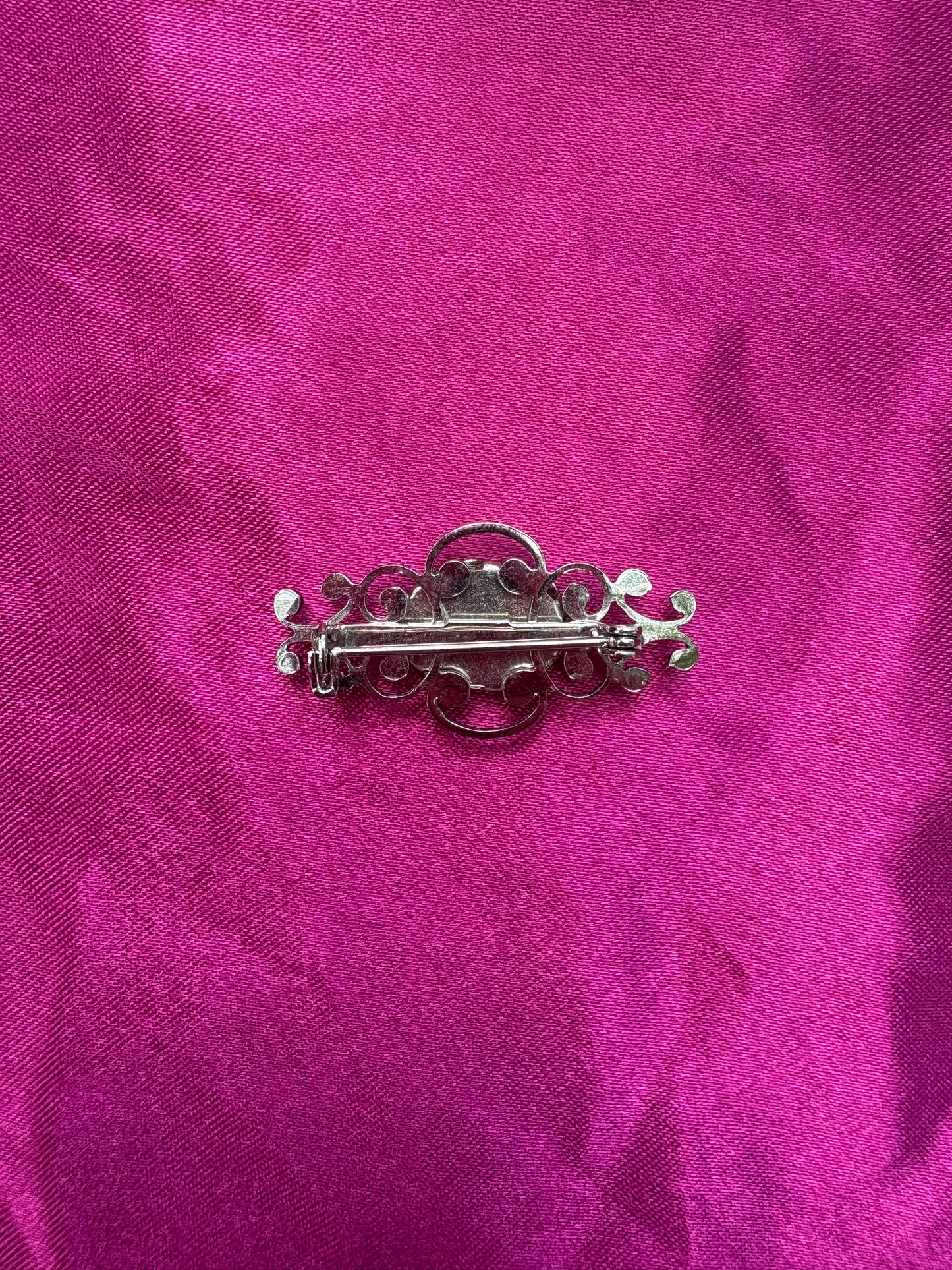 Silver Wire Brooch