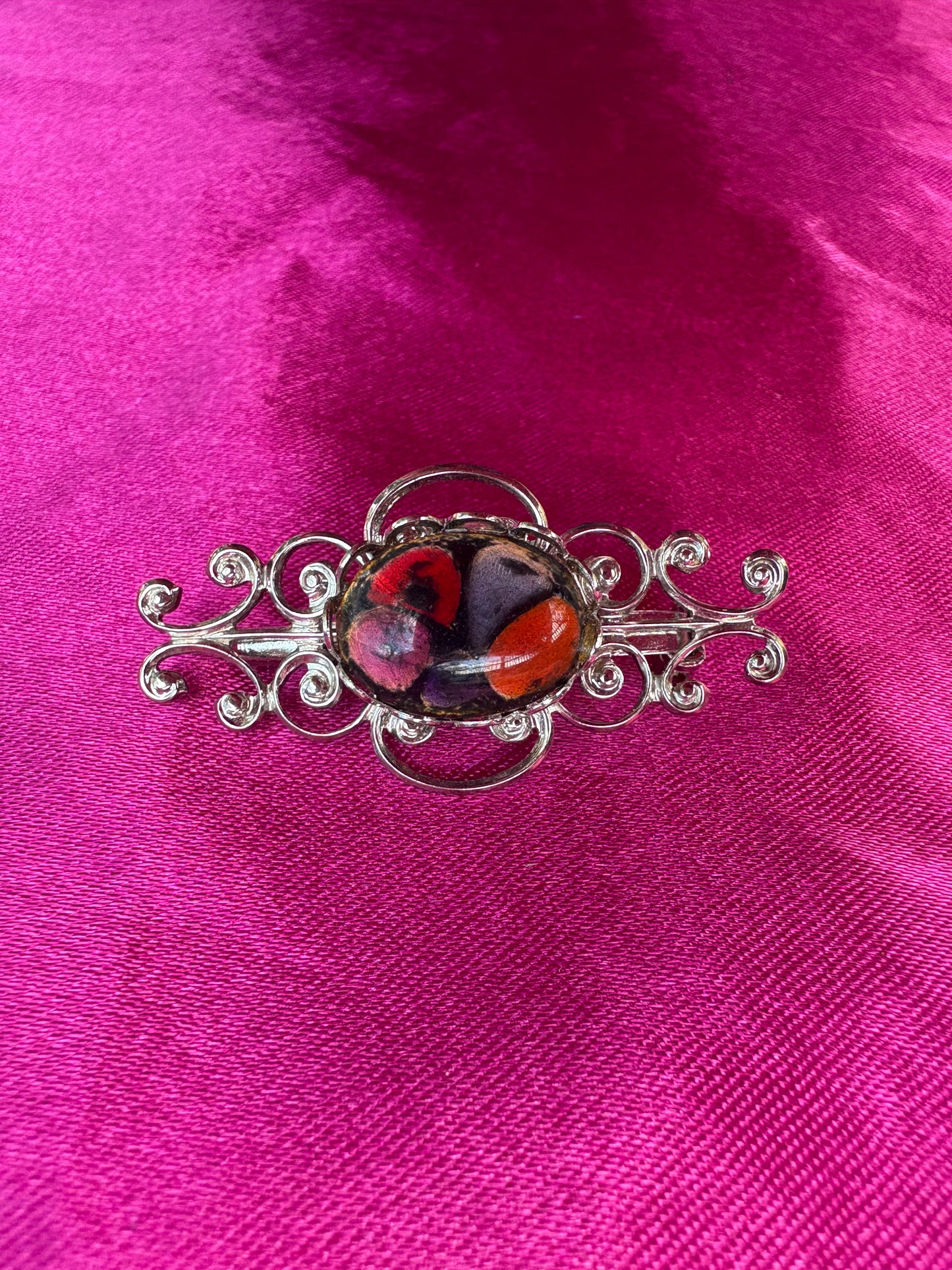 Silver Wire Brooch