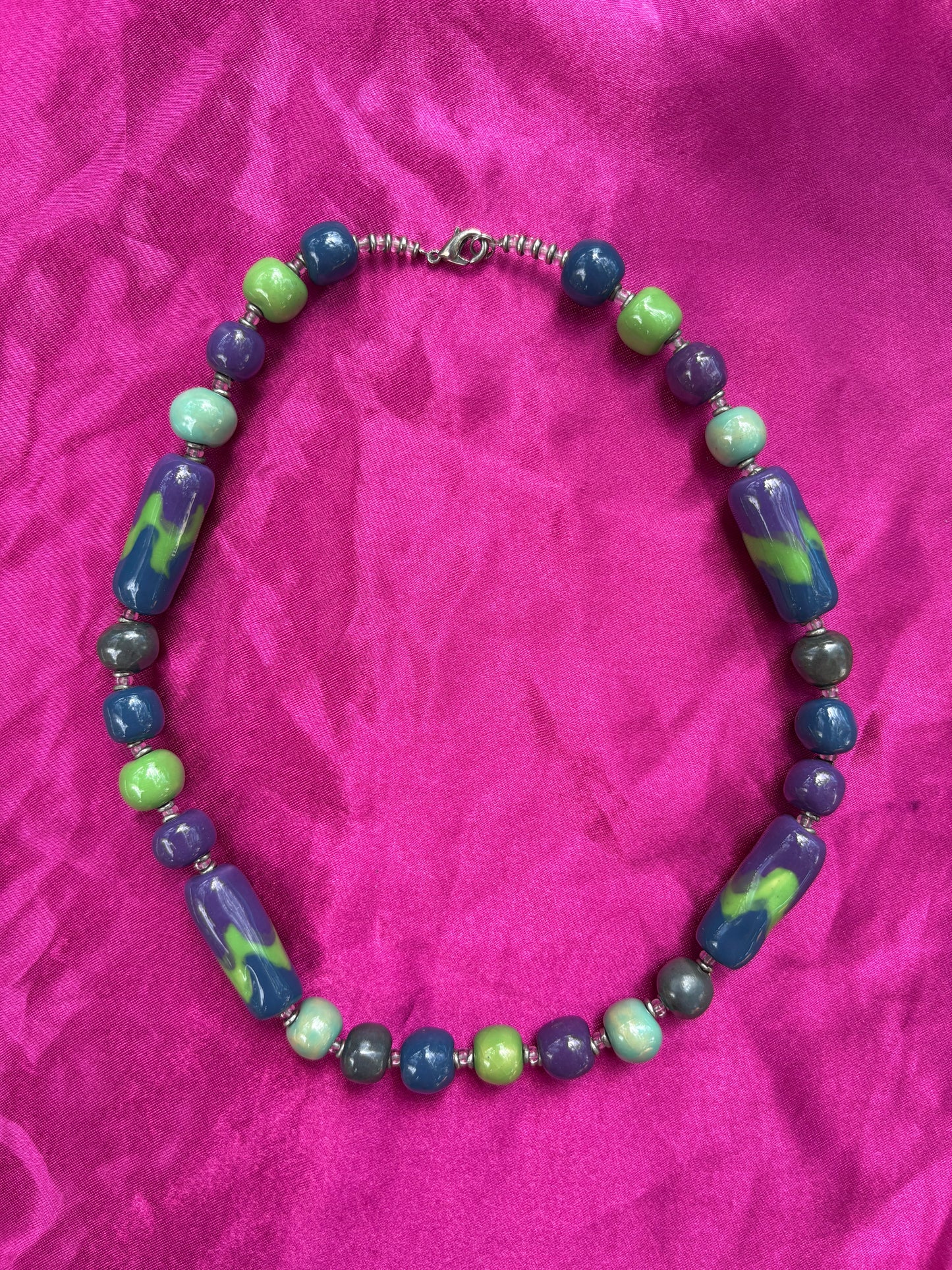Swirly Beaded Necklace