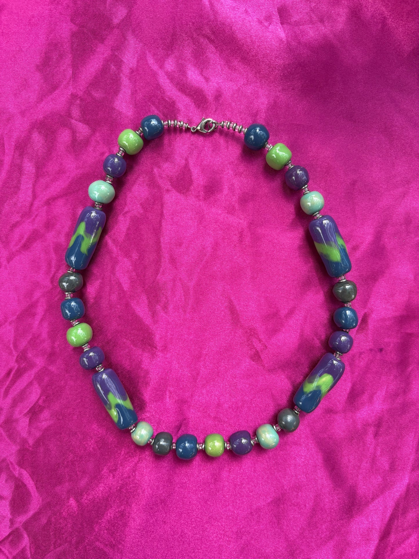 Swirly Beaded Necklace