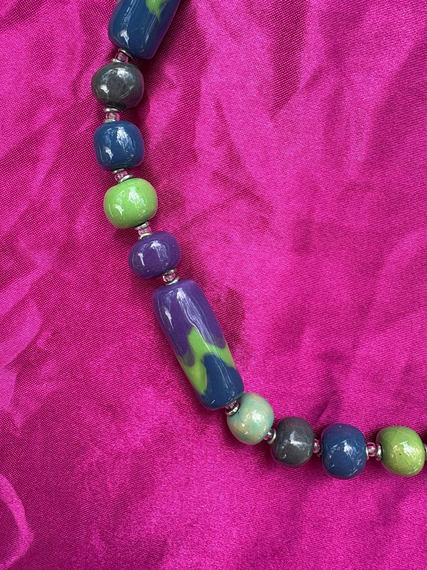 Swirly Beaded Necklace