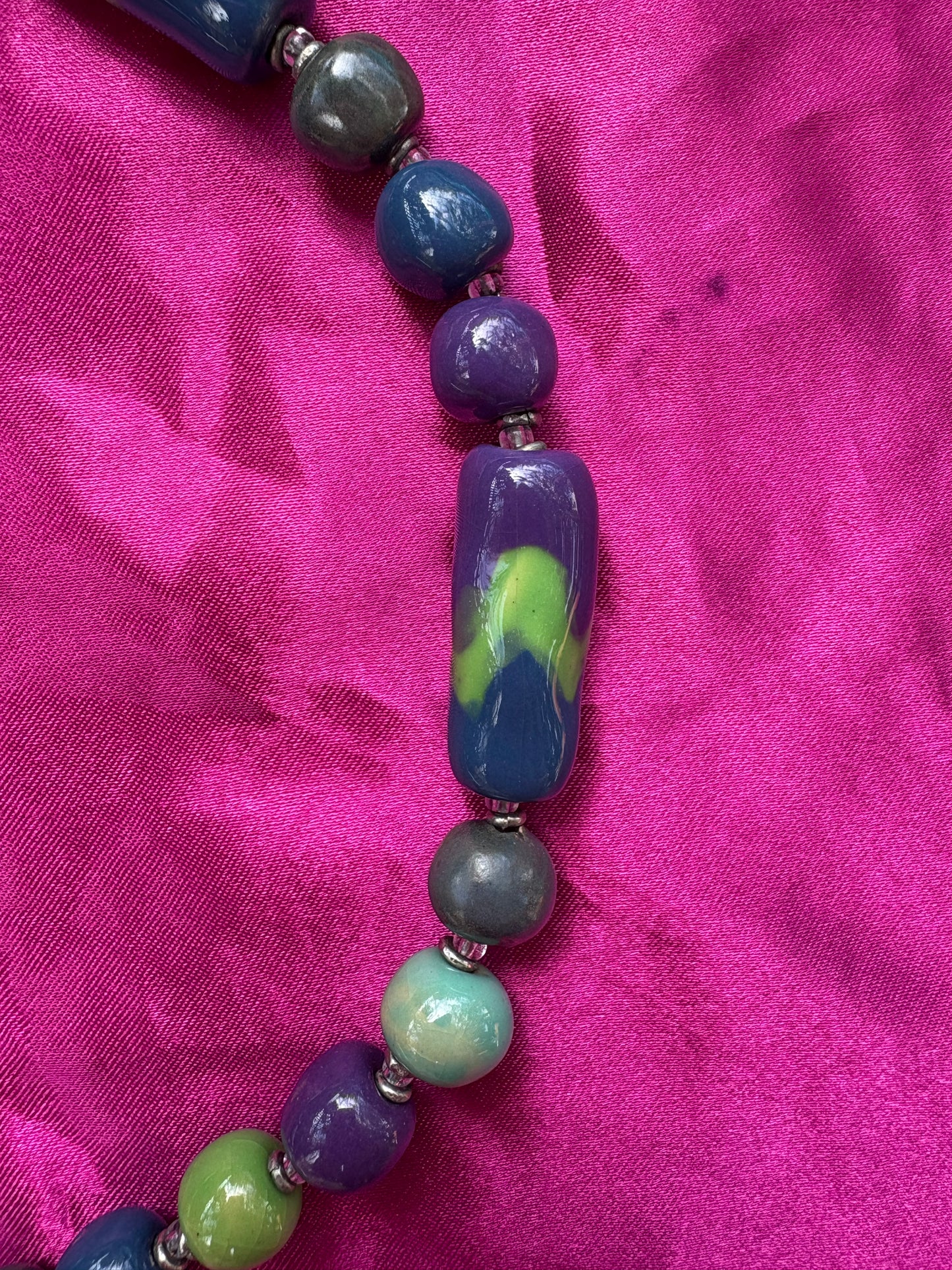 Swirly Beaded Necklace