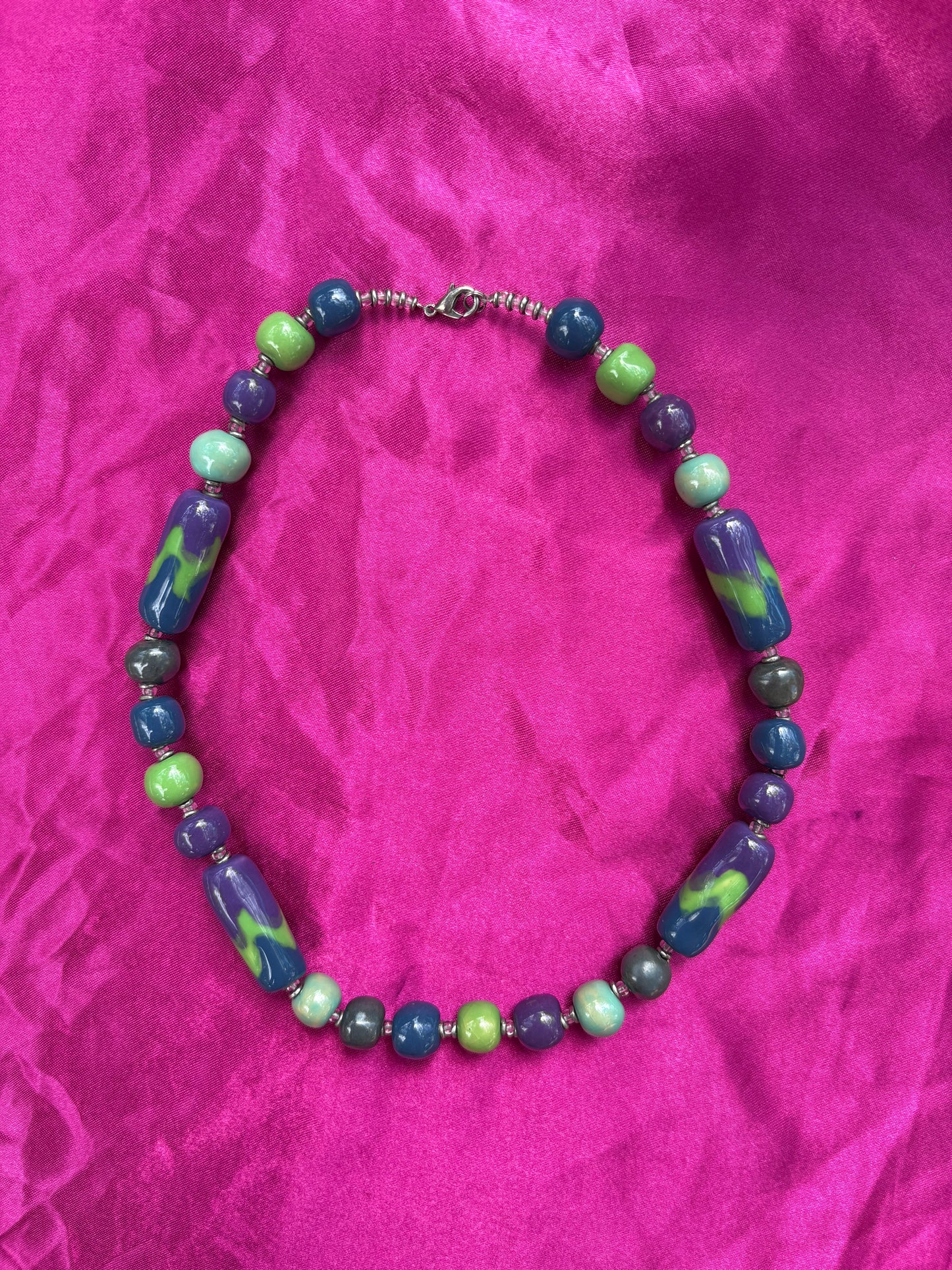 Swirly Beaded Necklace