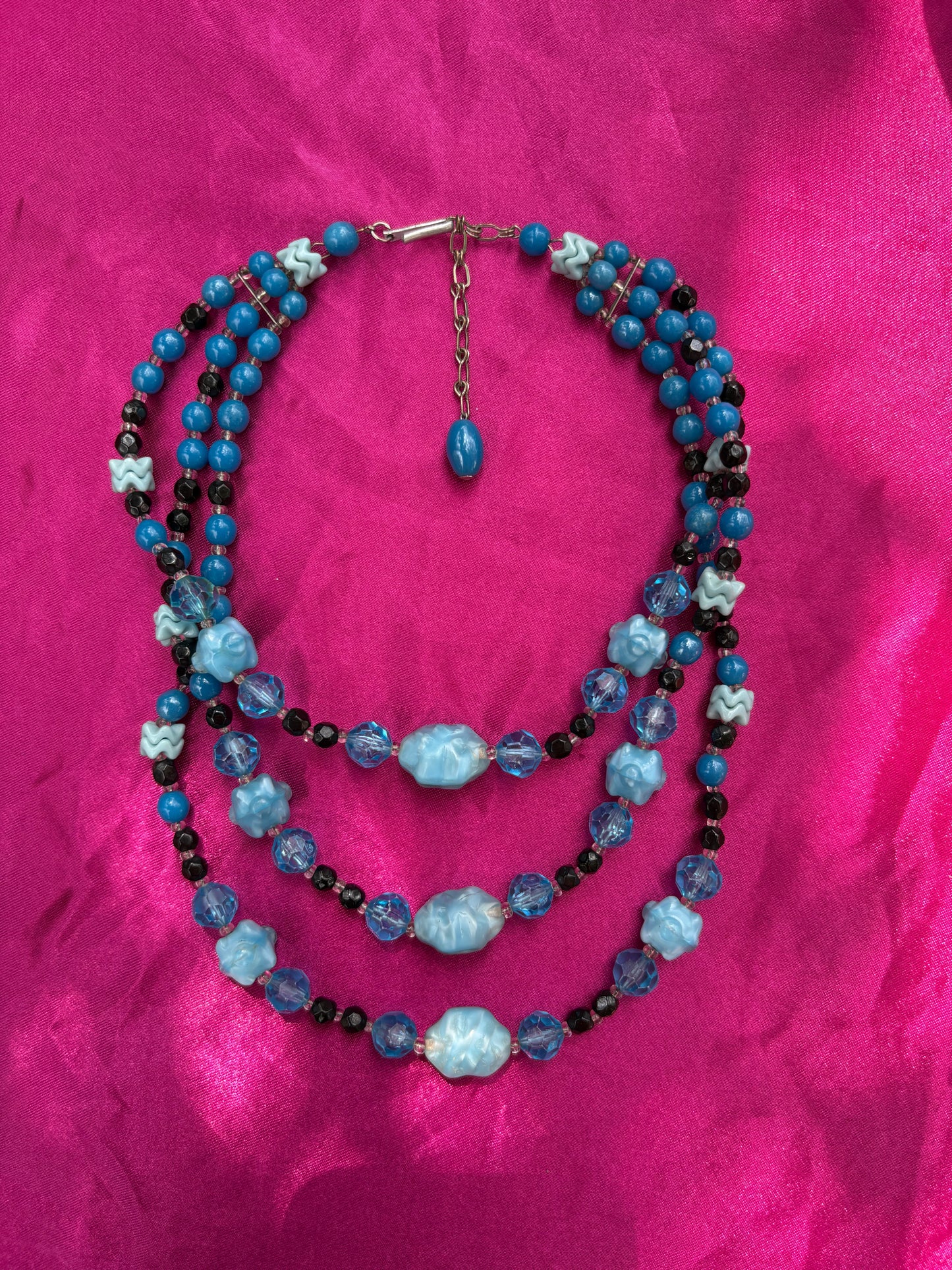 Blue Layered Necklace