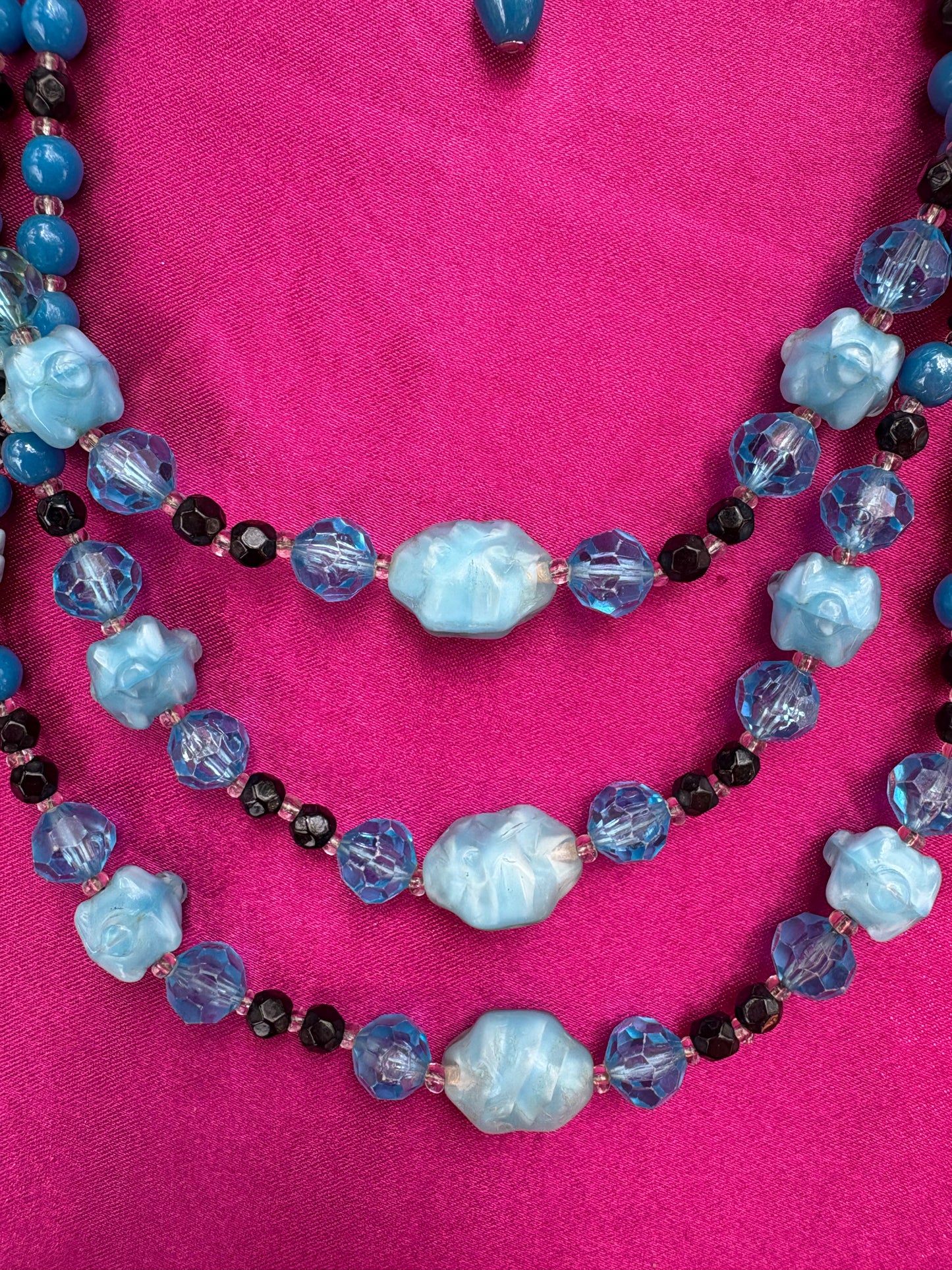 Blue Layered Necklace