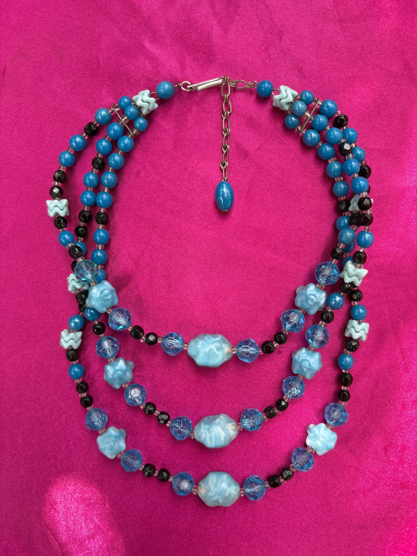 Blue Layered Necklace