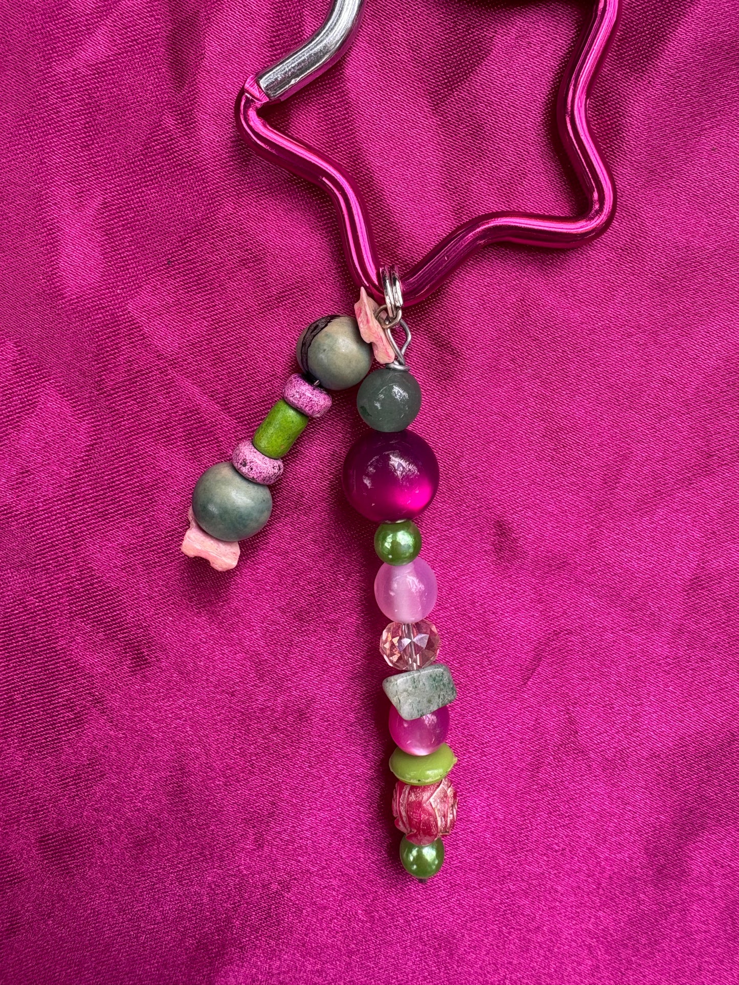 Pretty Pink Star Carabiner!