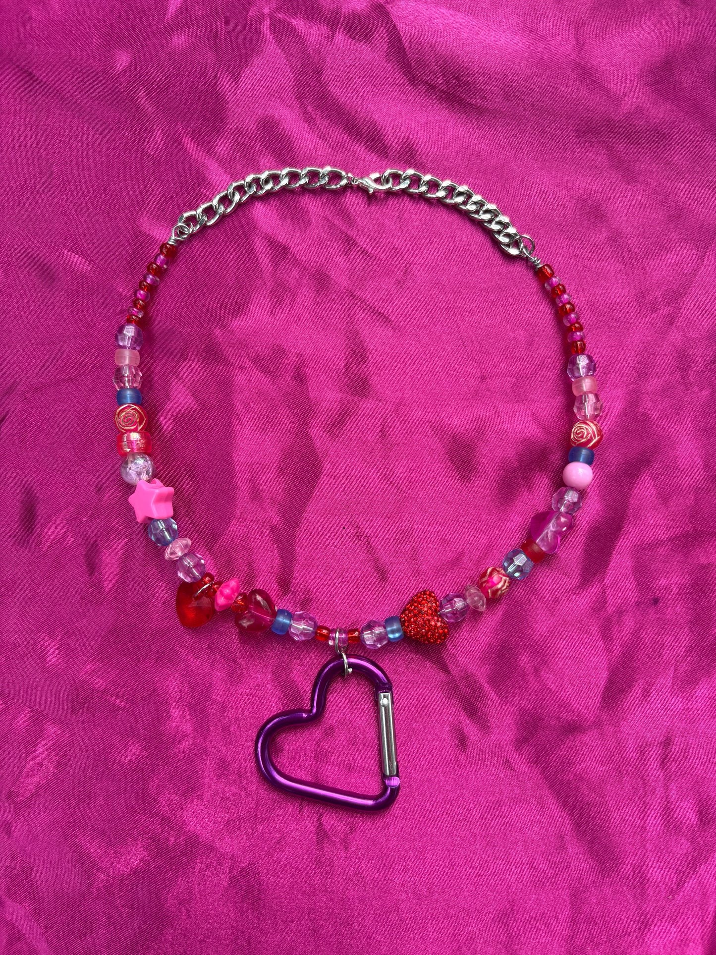 Darling Valentine Carabiner Necklace