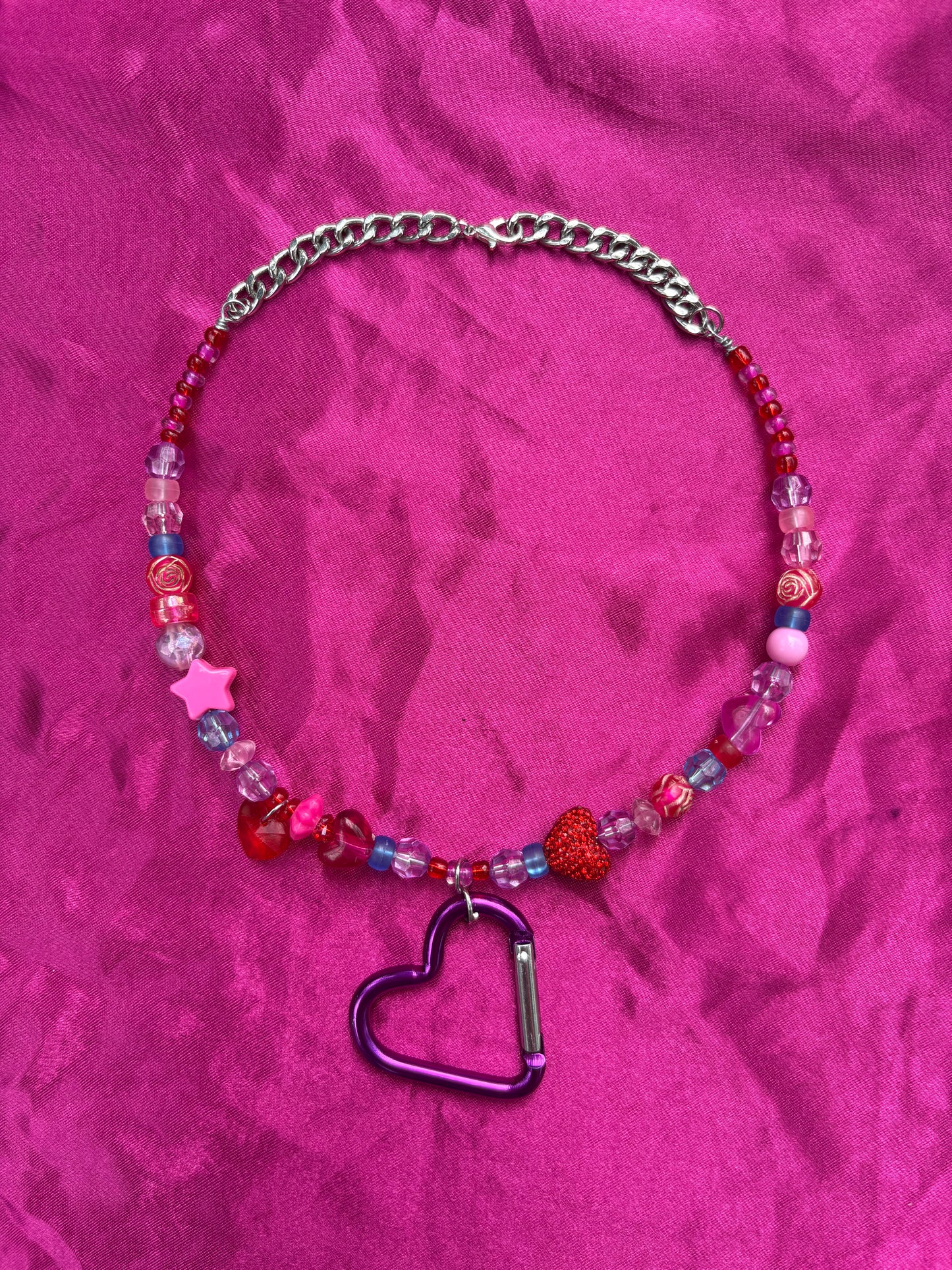 Darling Valentine Carabiner Necklace