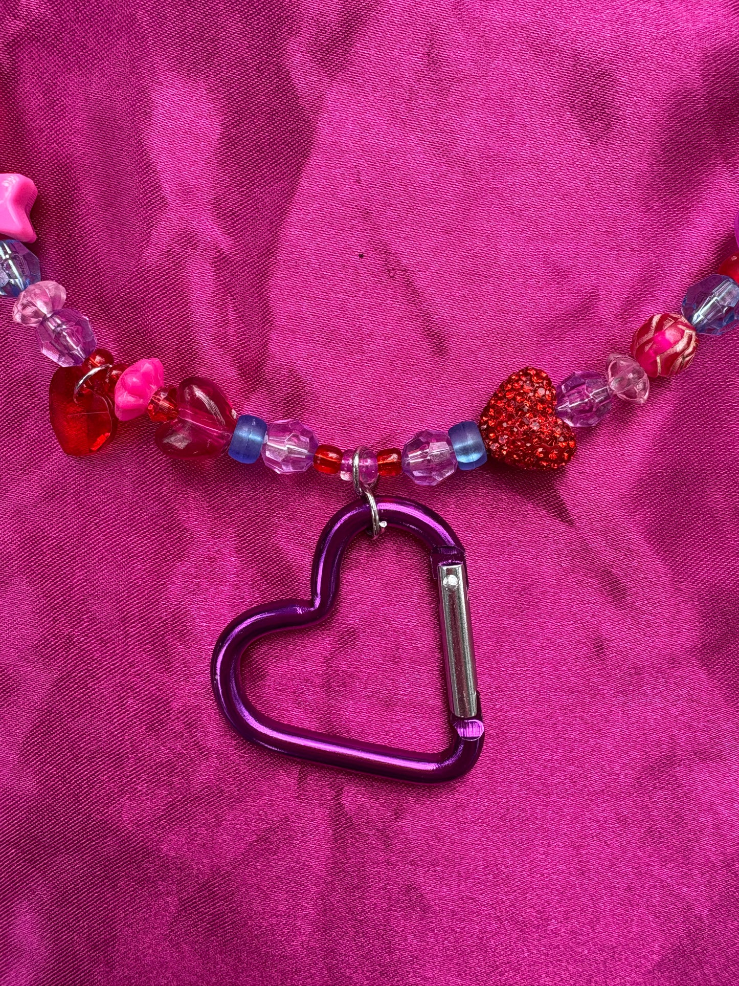 Darling Valentine Carabiner Necklace