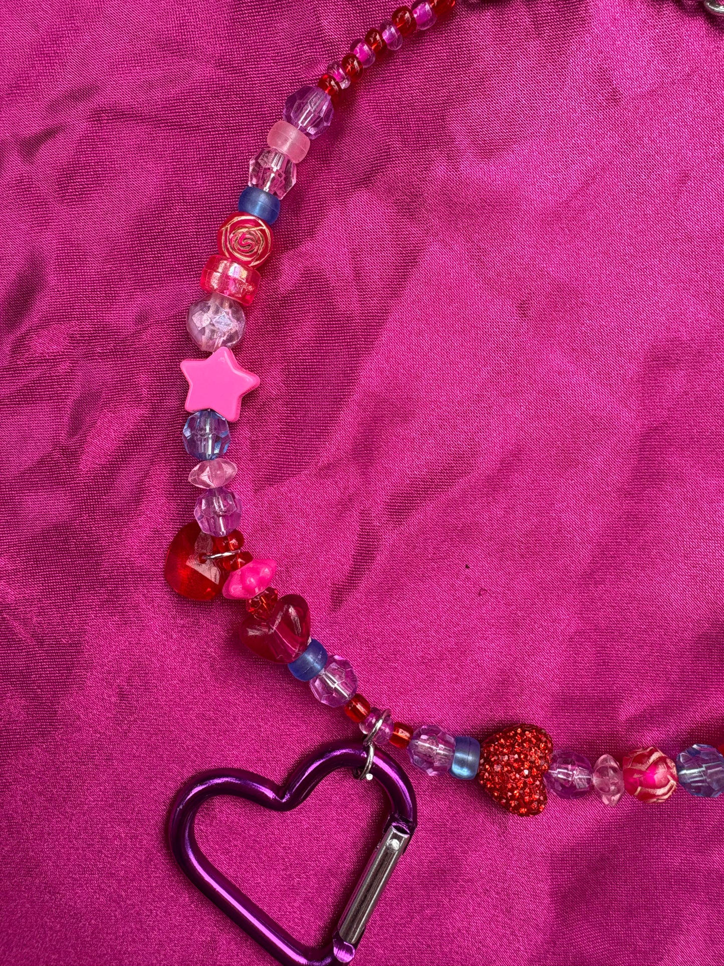 Darling Valentine Carabiner Necklace