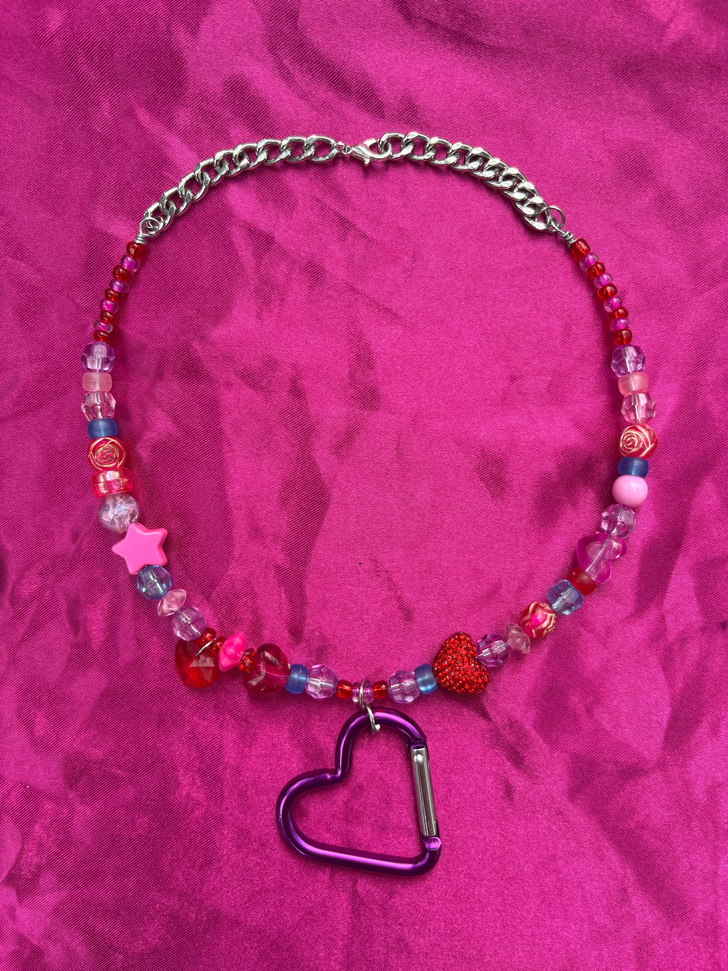 Darling Valentine Carabiner Necklace