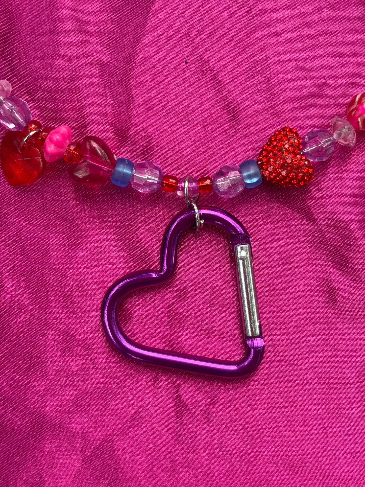 Darling Valentine Carabiner Necklace