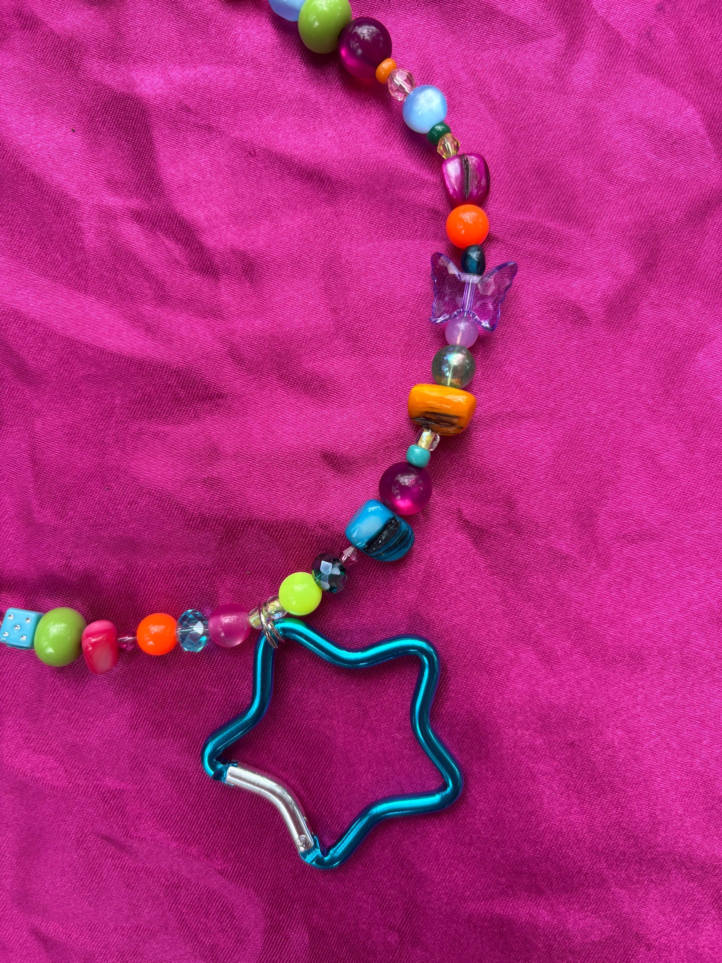 Party Girl Carabiner Necklace