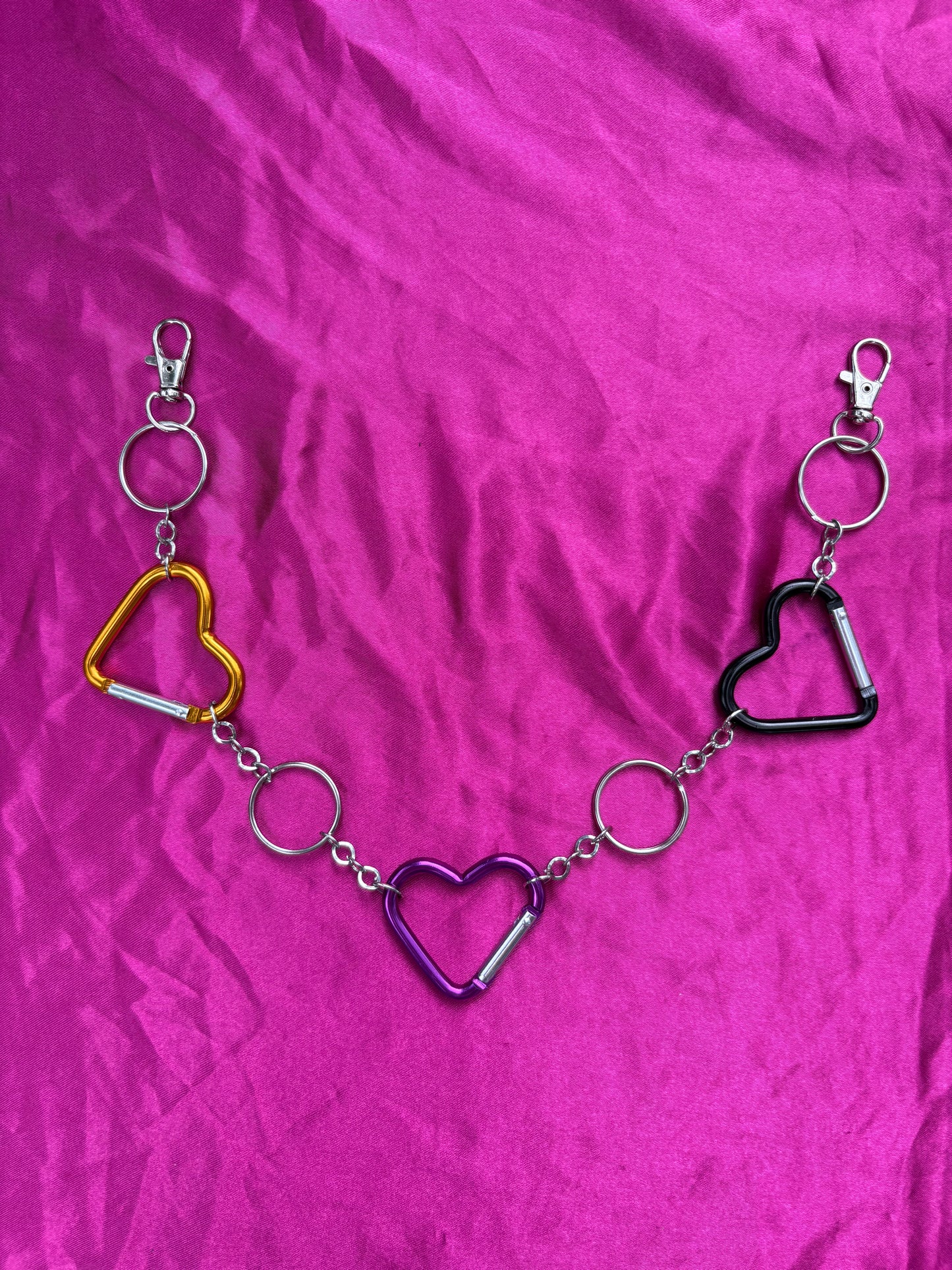 Non-binary Carabiner Wallet Chain