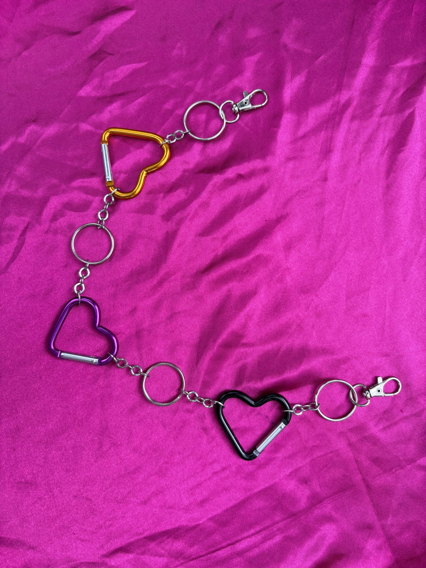 Non-binary Carabiner Wallet Chain
