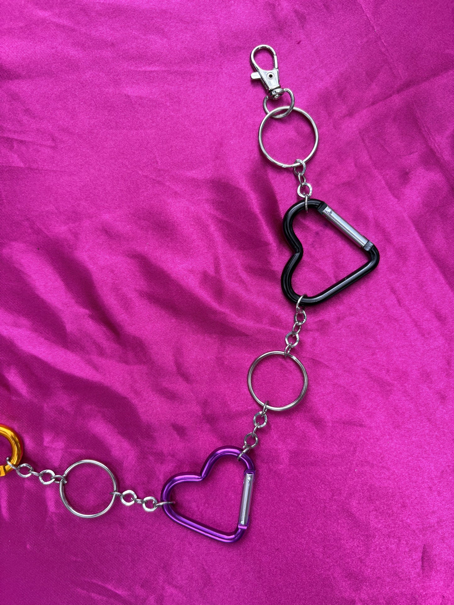 Non-binary Carabiner Wallet Chain