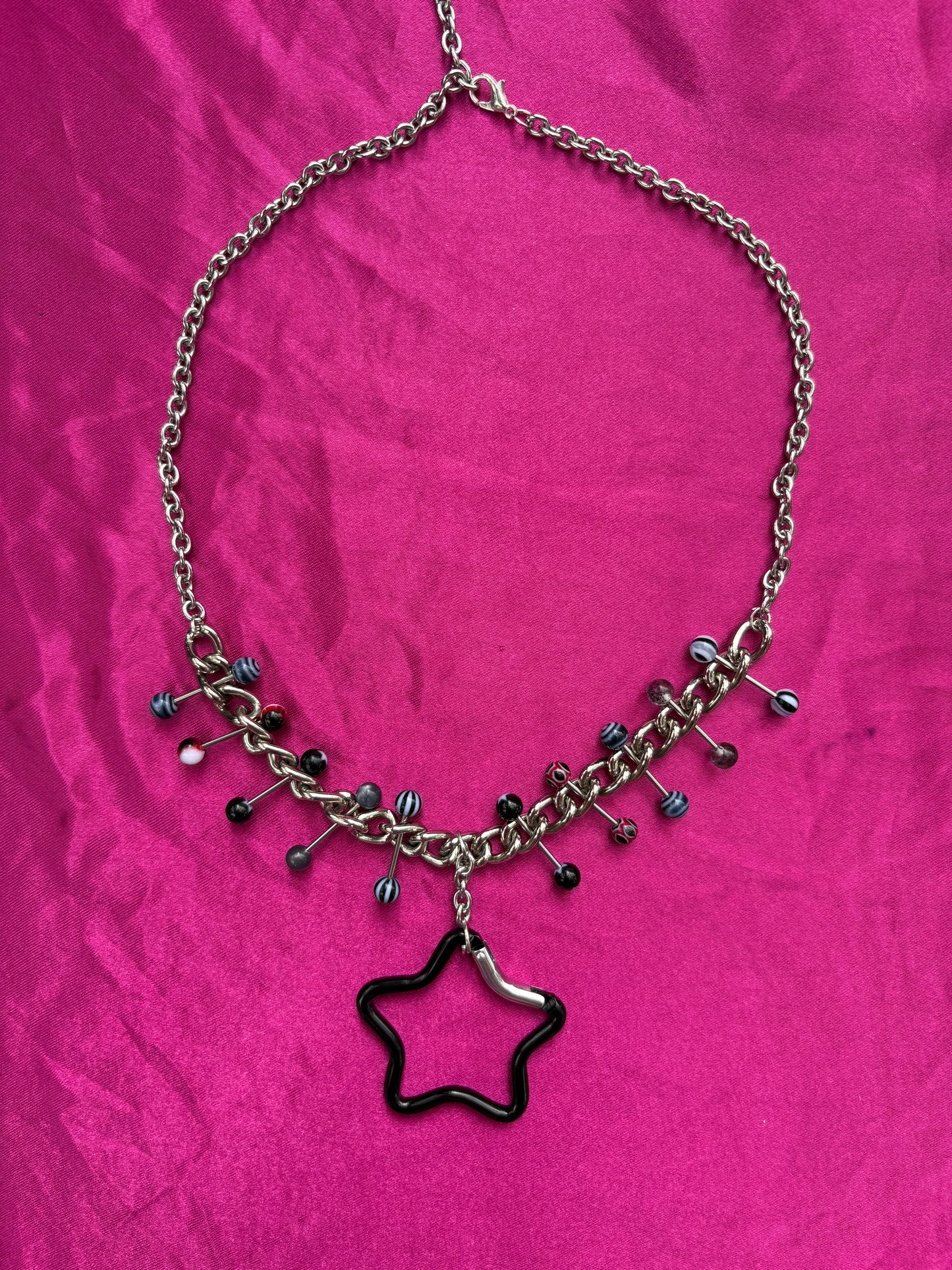 Super Star Carabiner Piercing Necklace