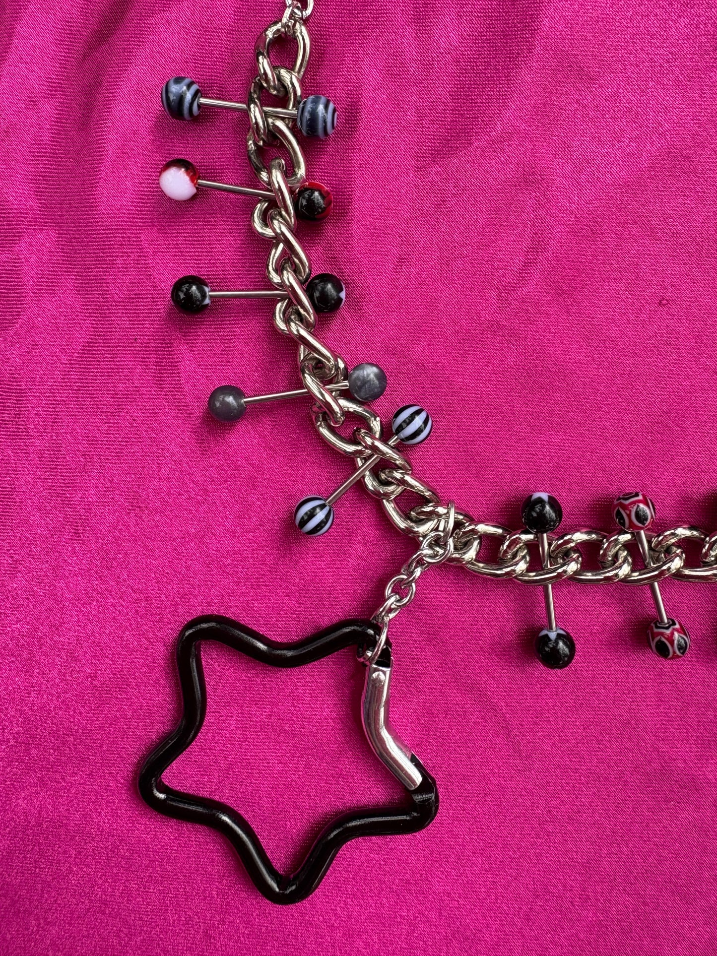 Super Star Carabiner Piercing Necklace
