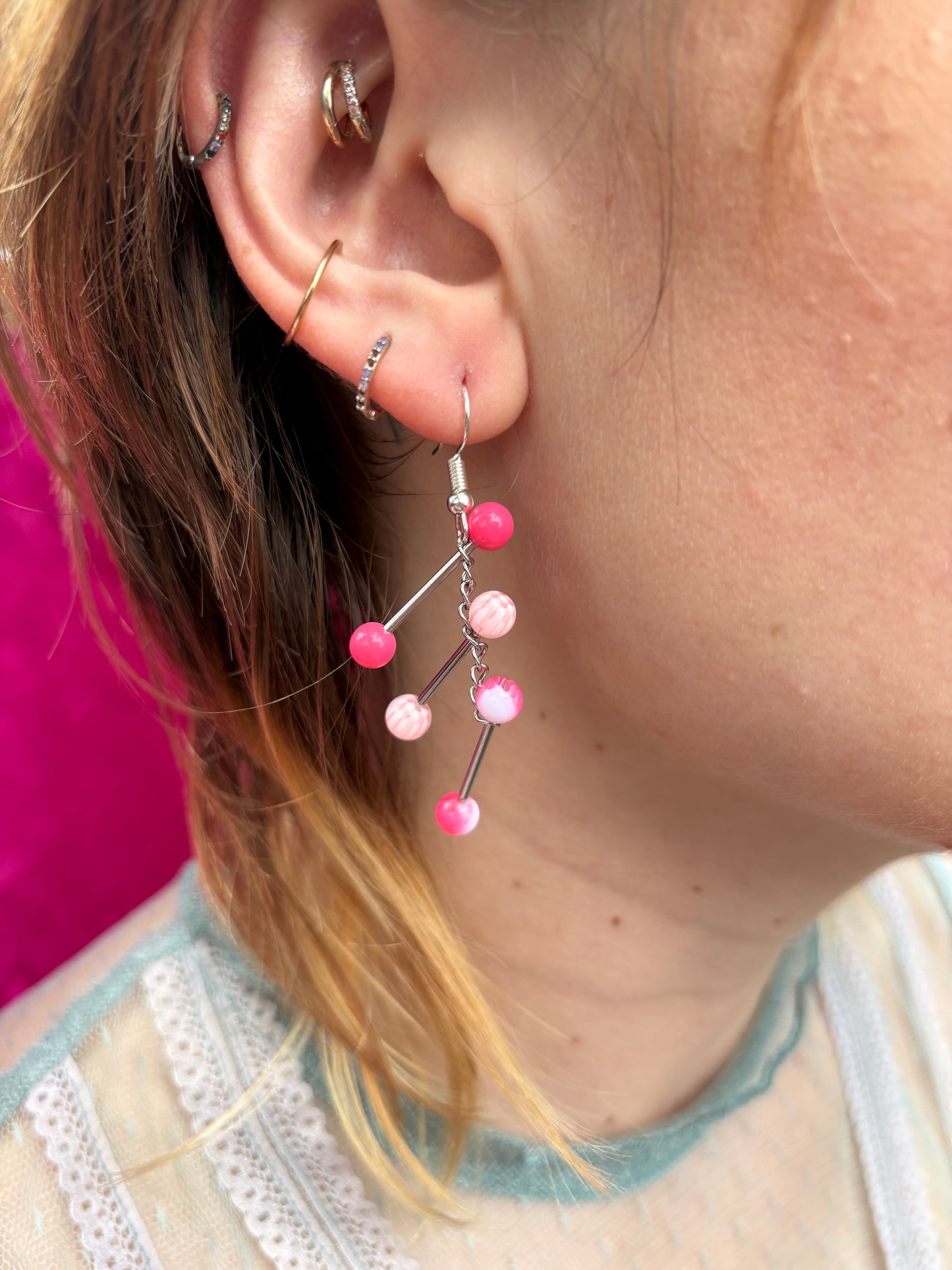 Bubblegum B*tch Piercing Earring