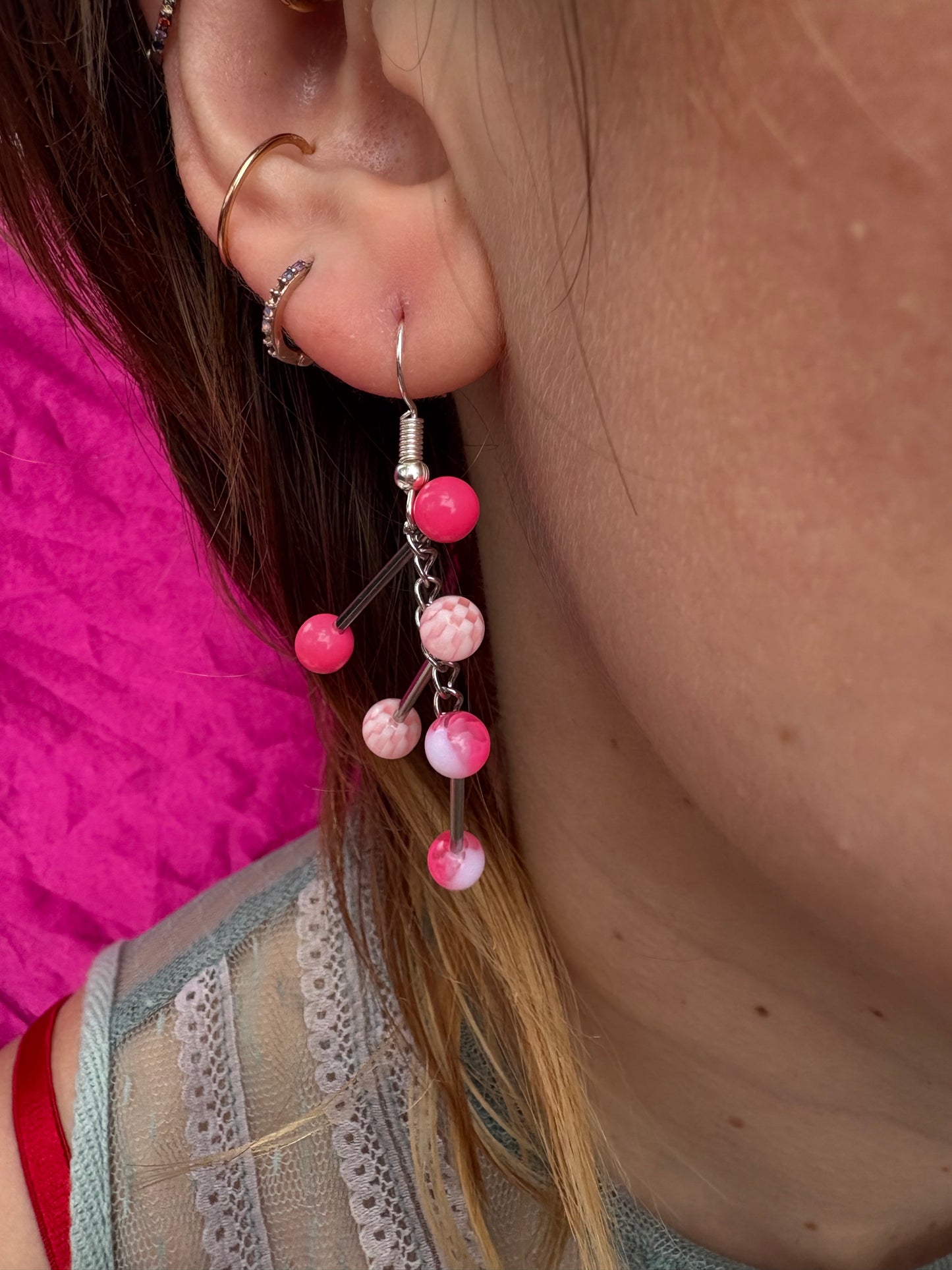 Bubblegum B*tch Piercing Earring