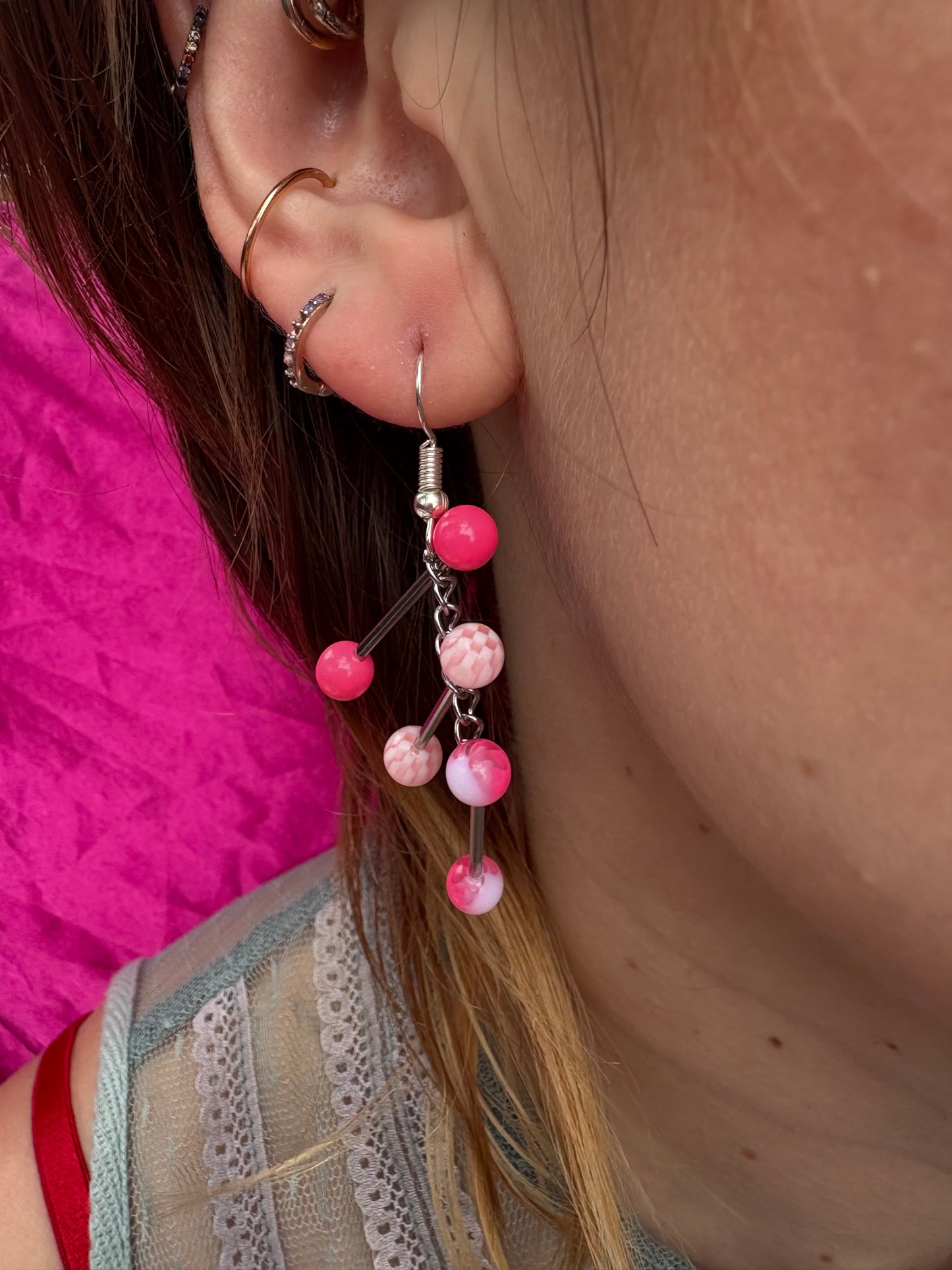 Bubblegum B*tch Piercing Earring