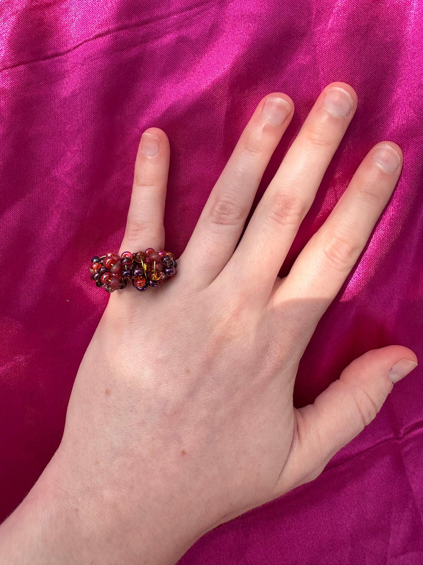 Beaded Wire Ring