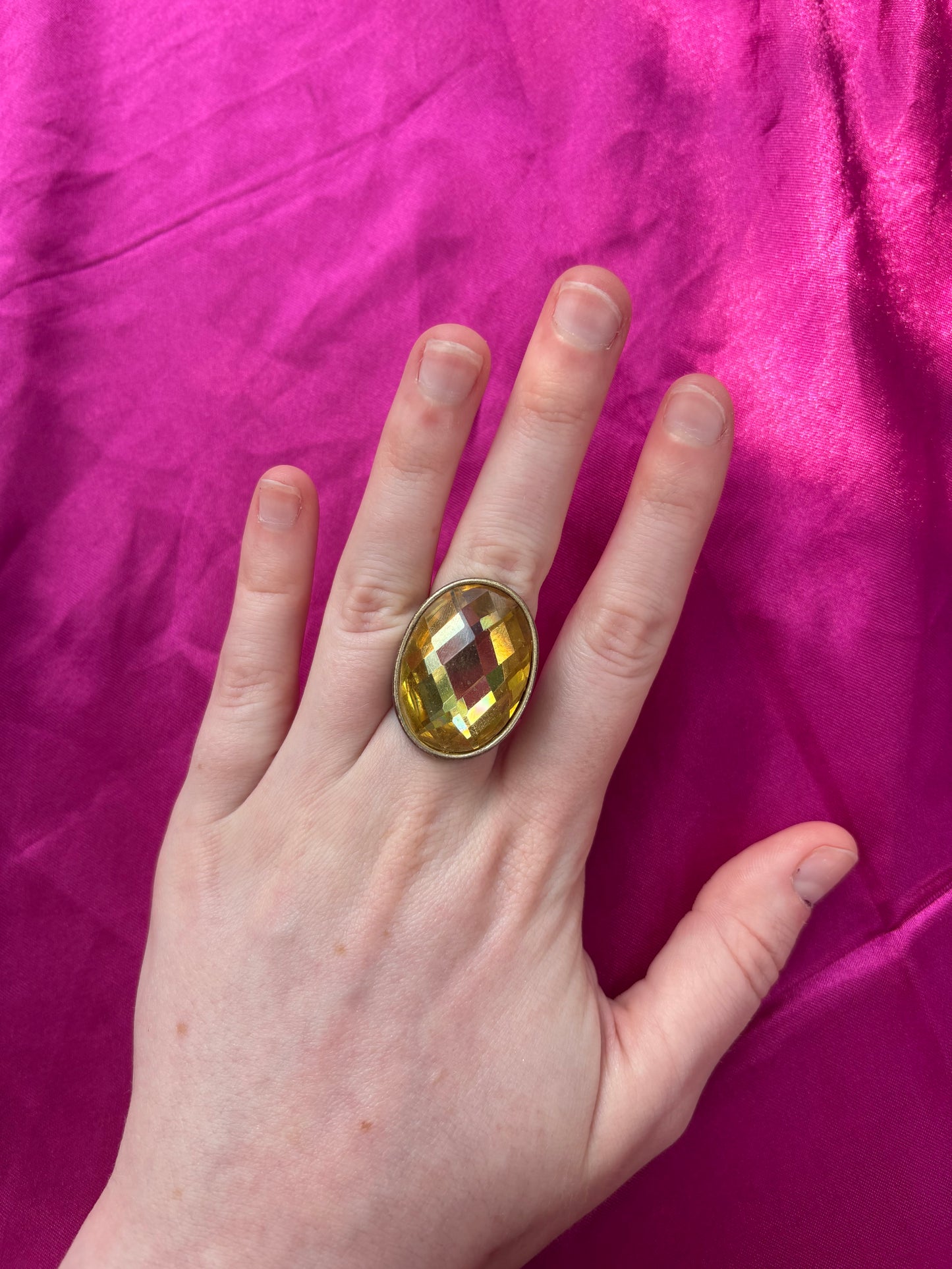 Rainbow Haze Ring