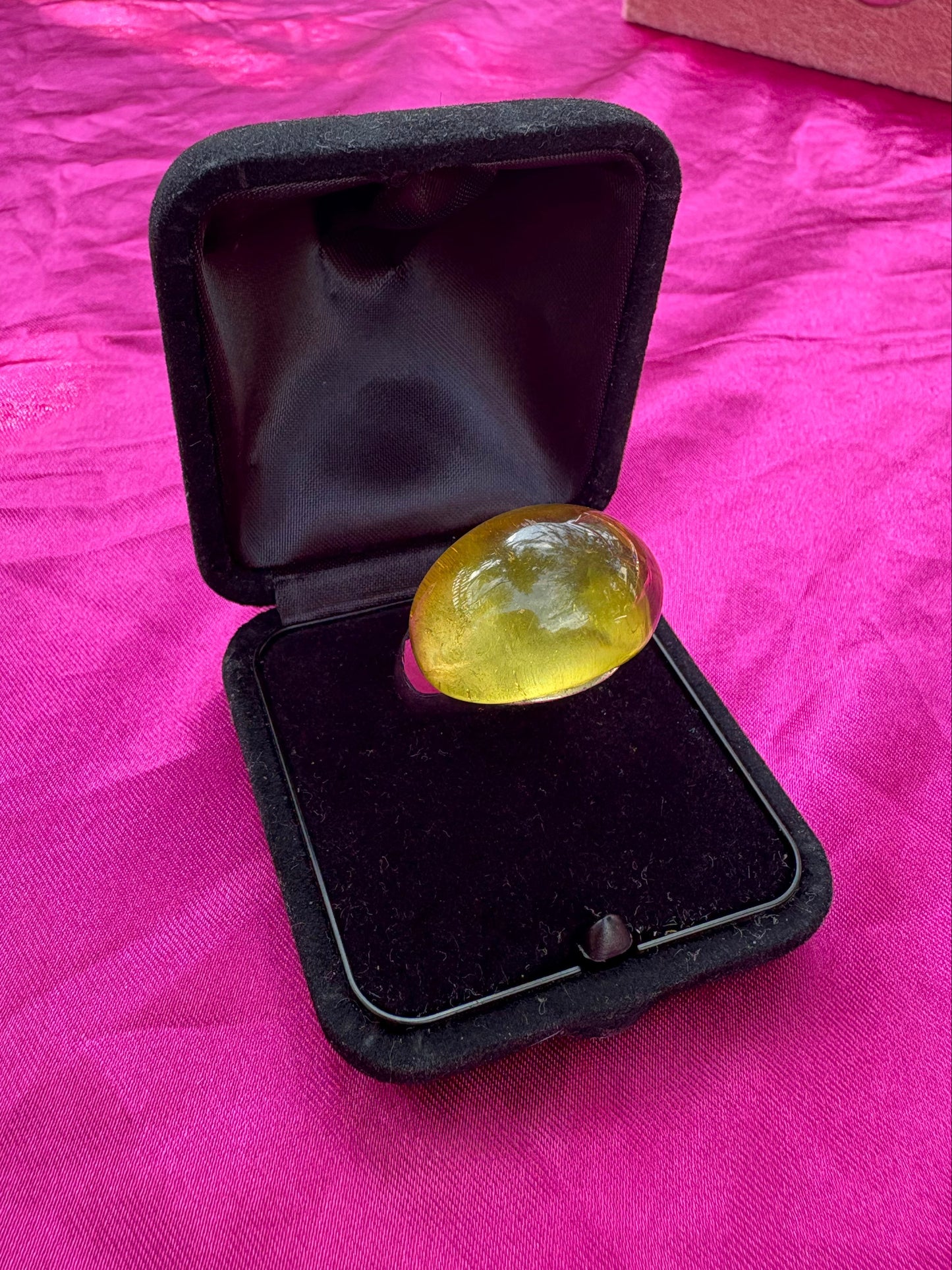 Yellow Drop Ring