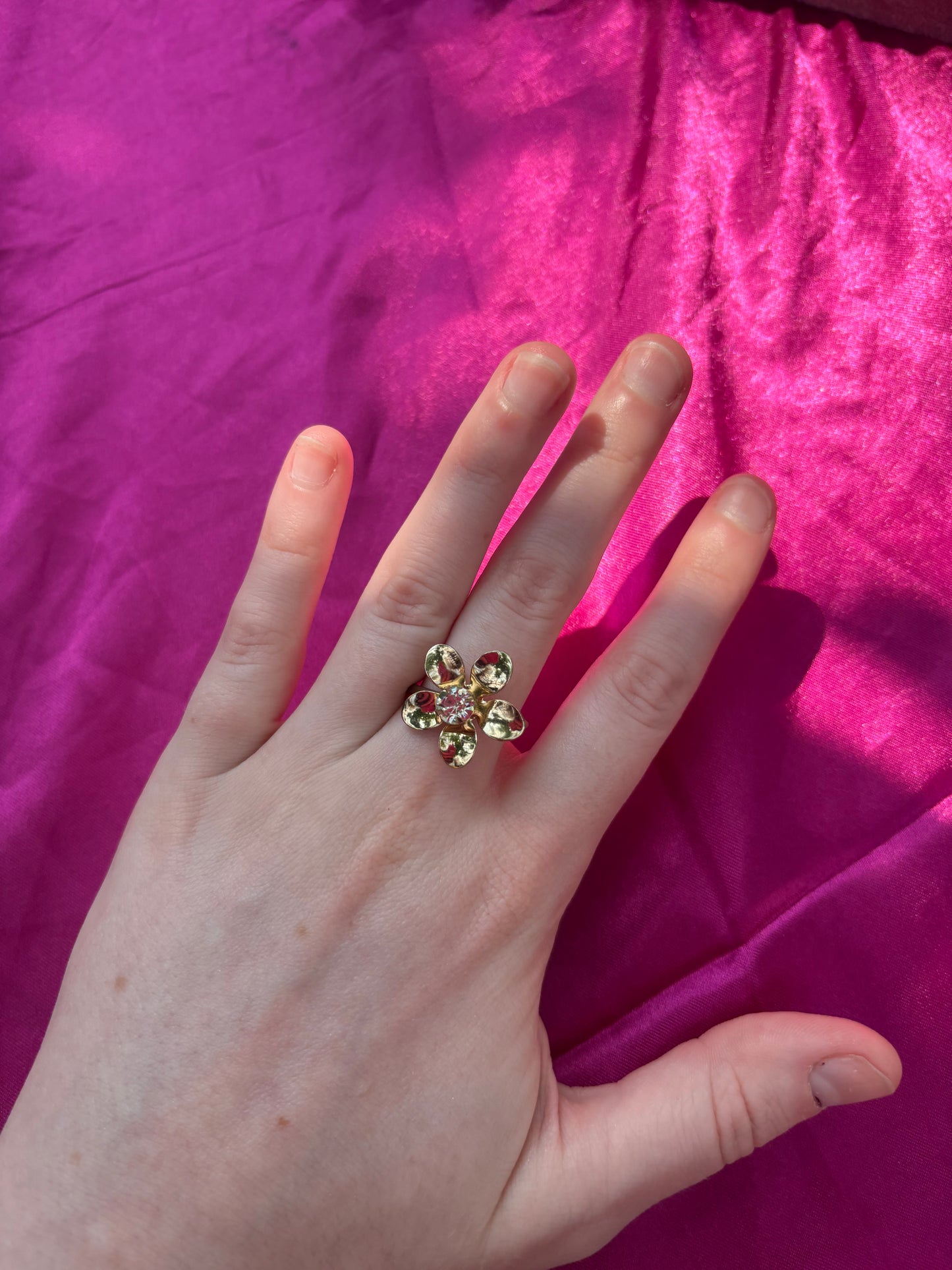 Gold Flower Ring