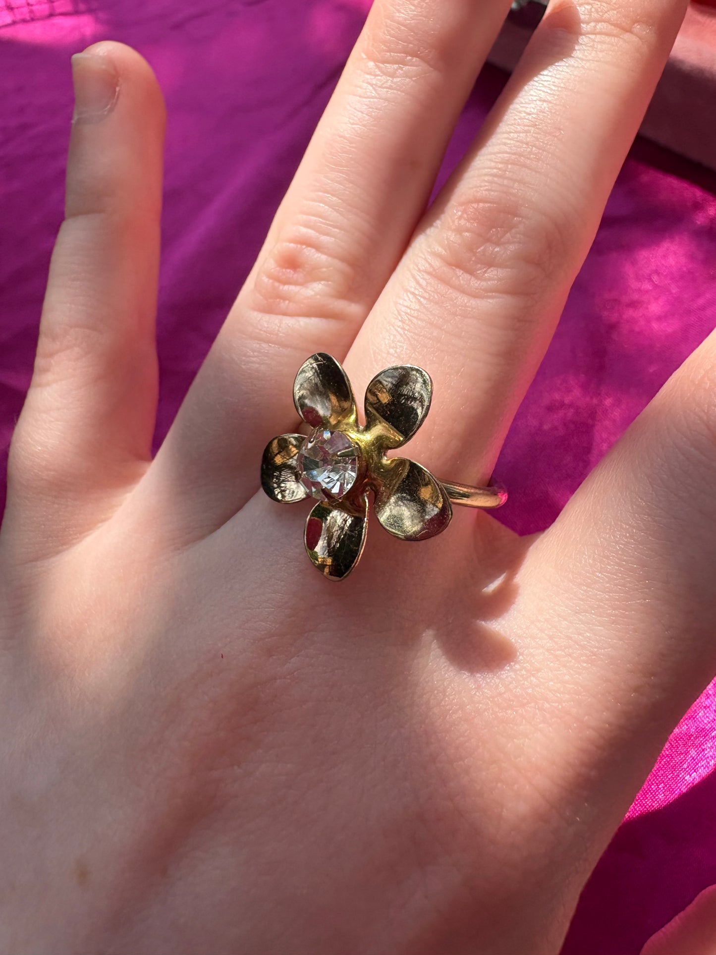Gold Flower Ring