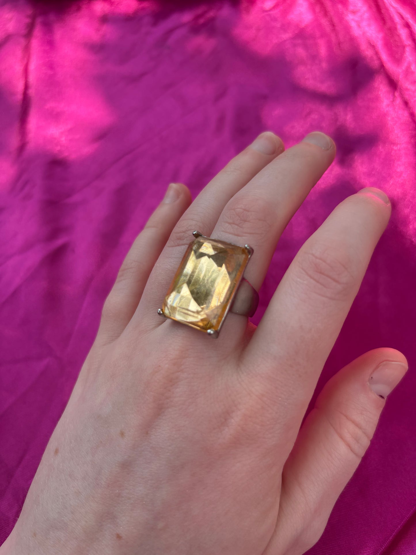 Gold Gemstone Ring
