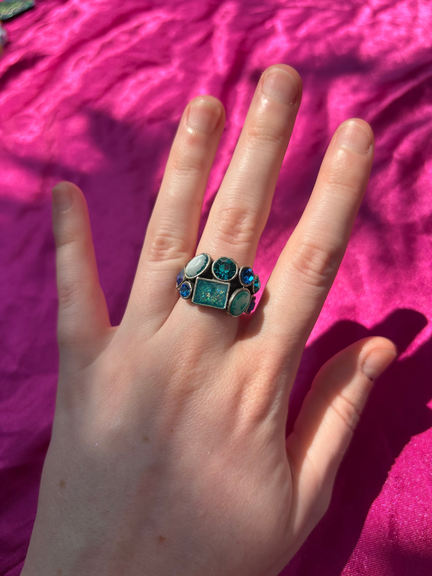 Blue Gemstone Ring