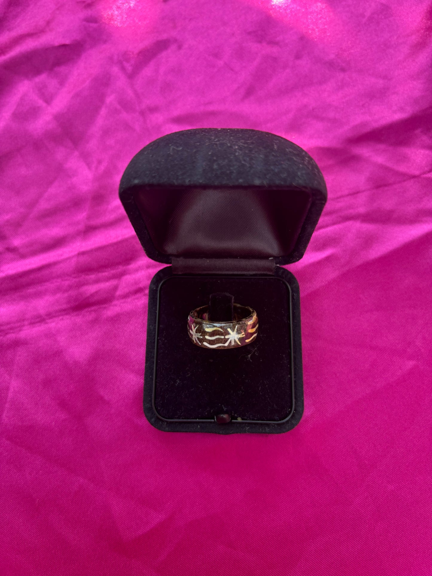 Painted Pattern Ring