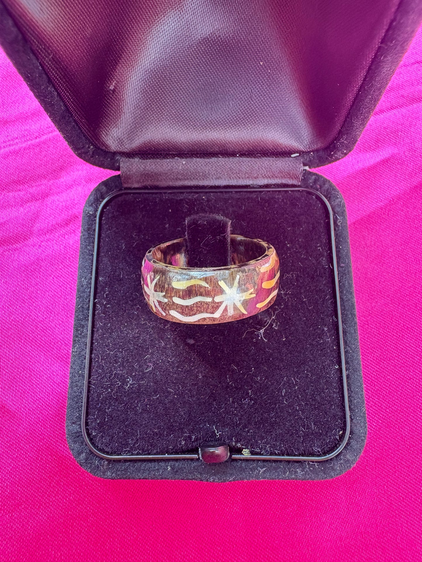 Painted Pattern Ring