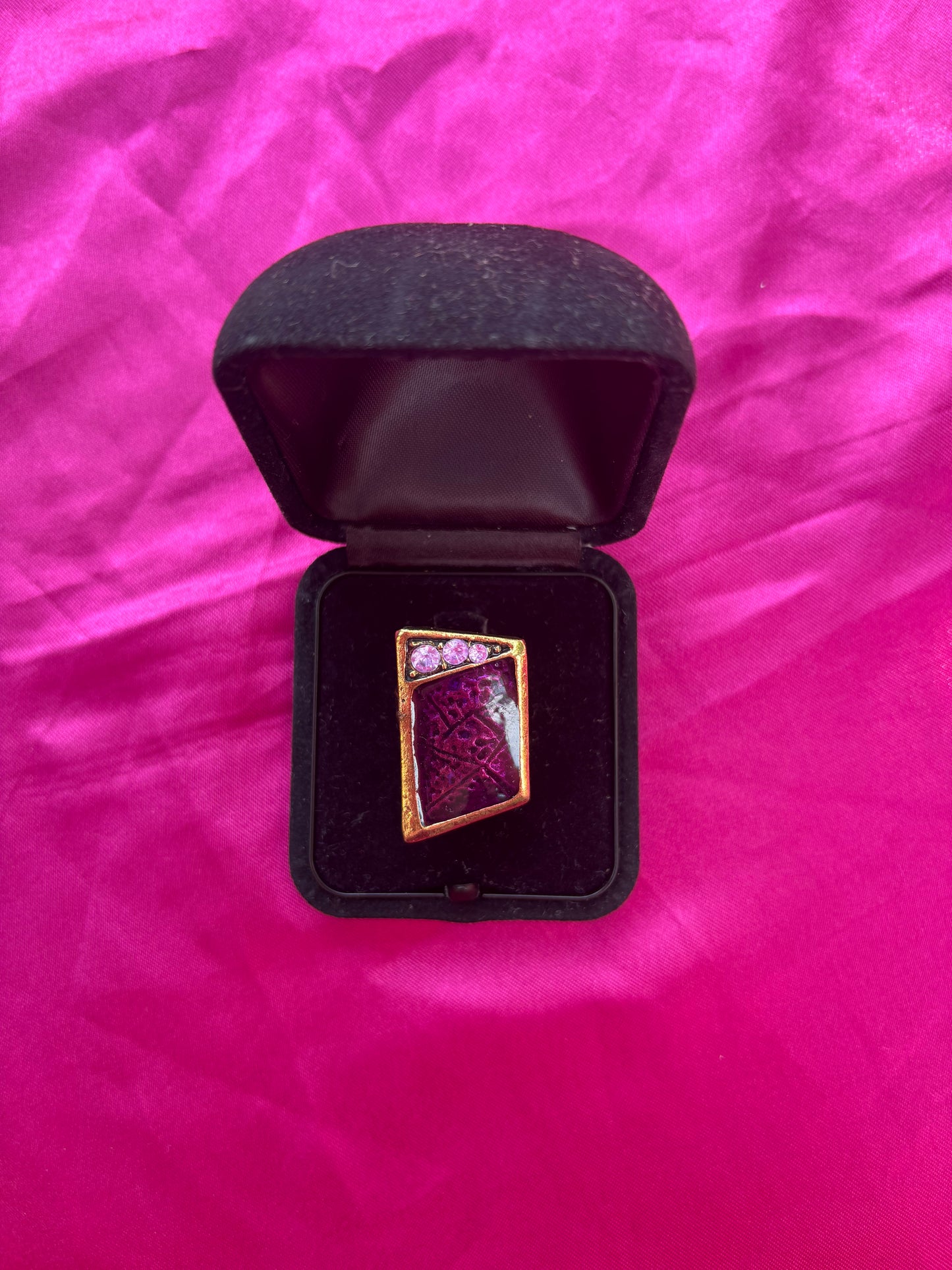 Asymmetrical Purple Ring